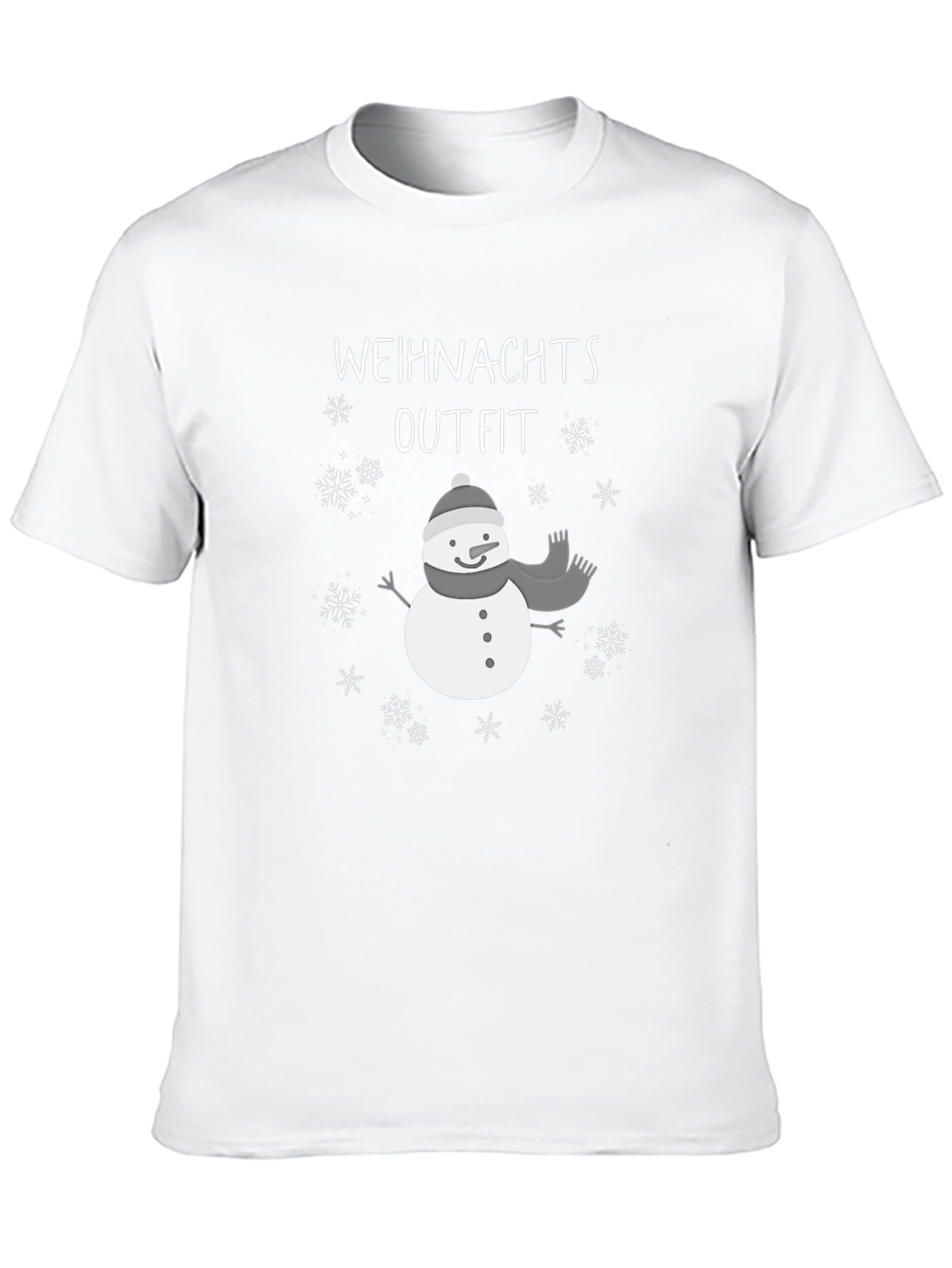 Festive Christmas Outfit Snowman T-Shirt