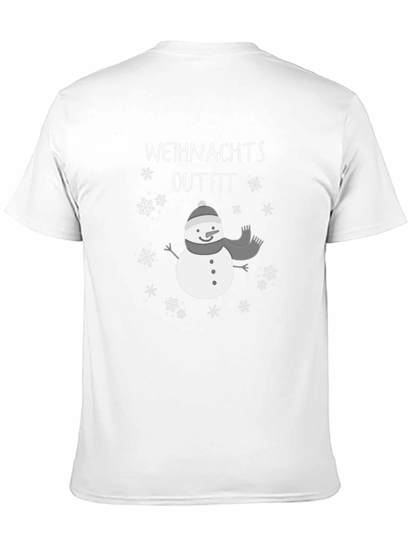 Festive Christmas Outfit Snowman T-Shirt