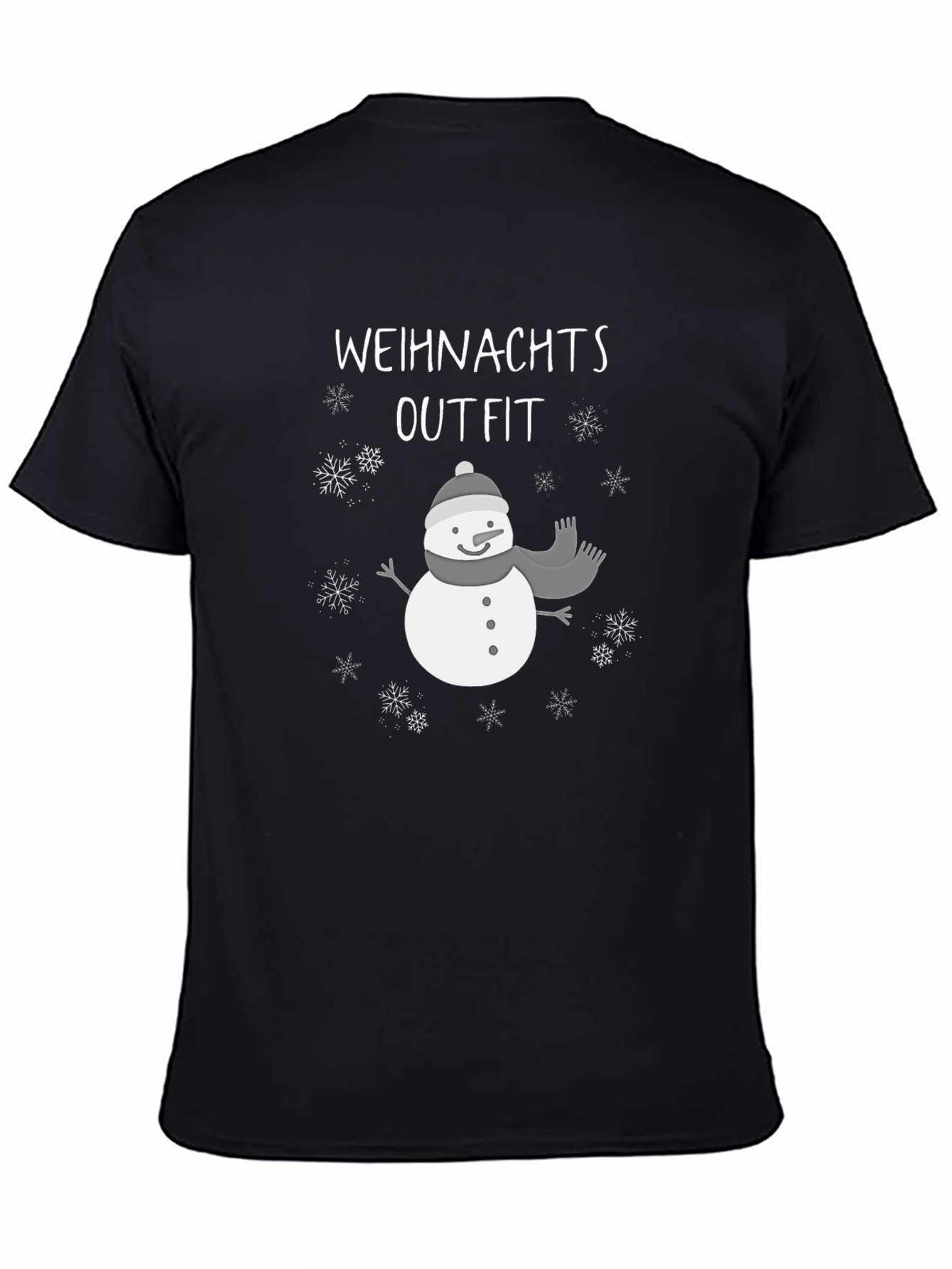 Festive Christmas Outfit Snowman T-Shirt
