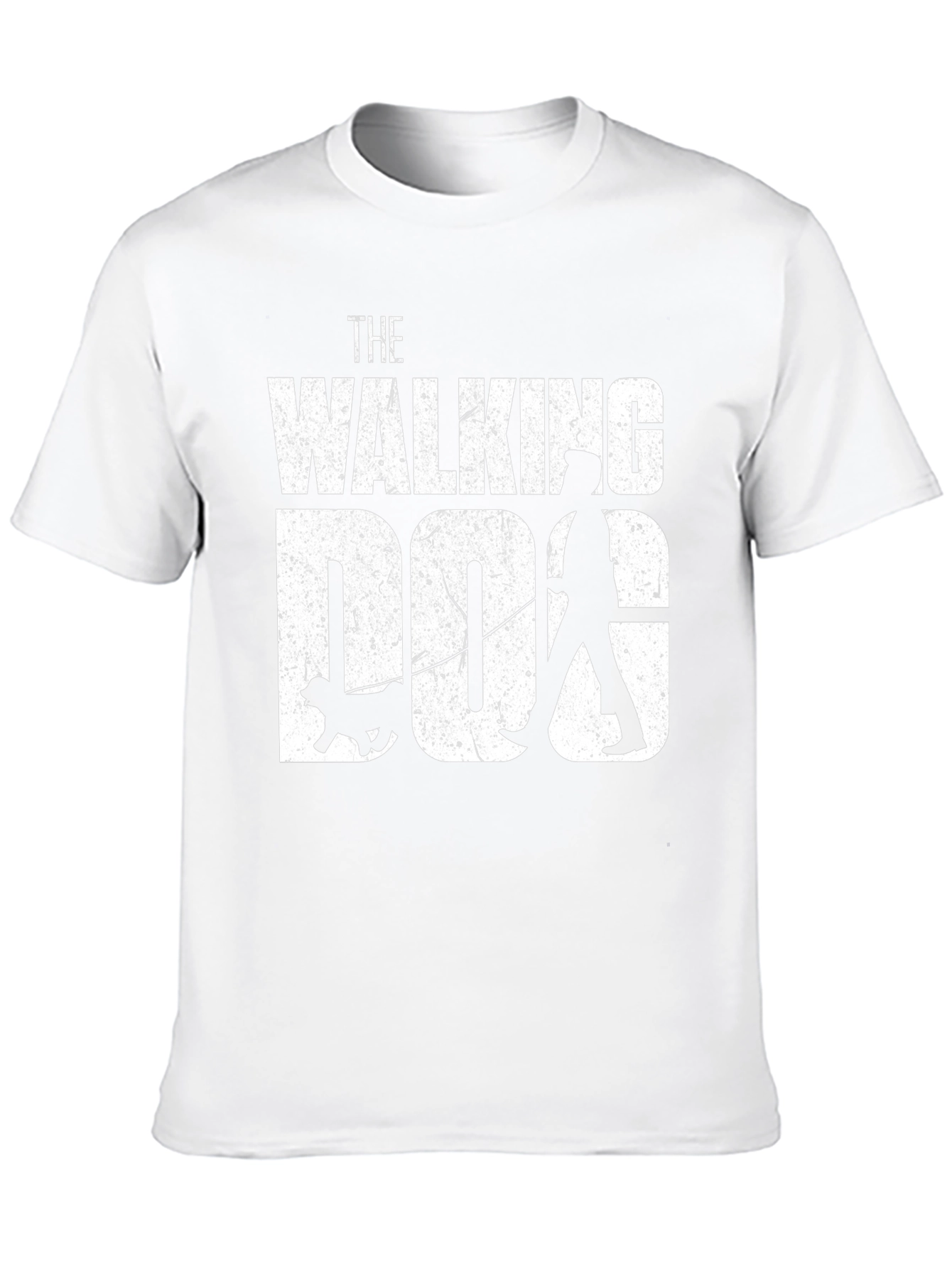 The Walking Dog Graphic Tee - Black Casual T-Shirt