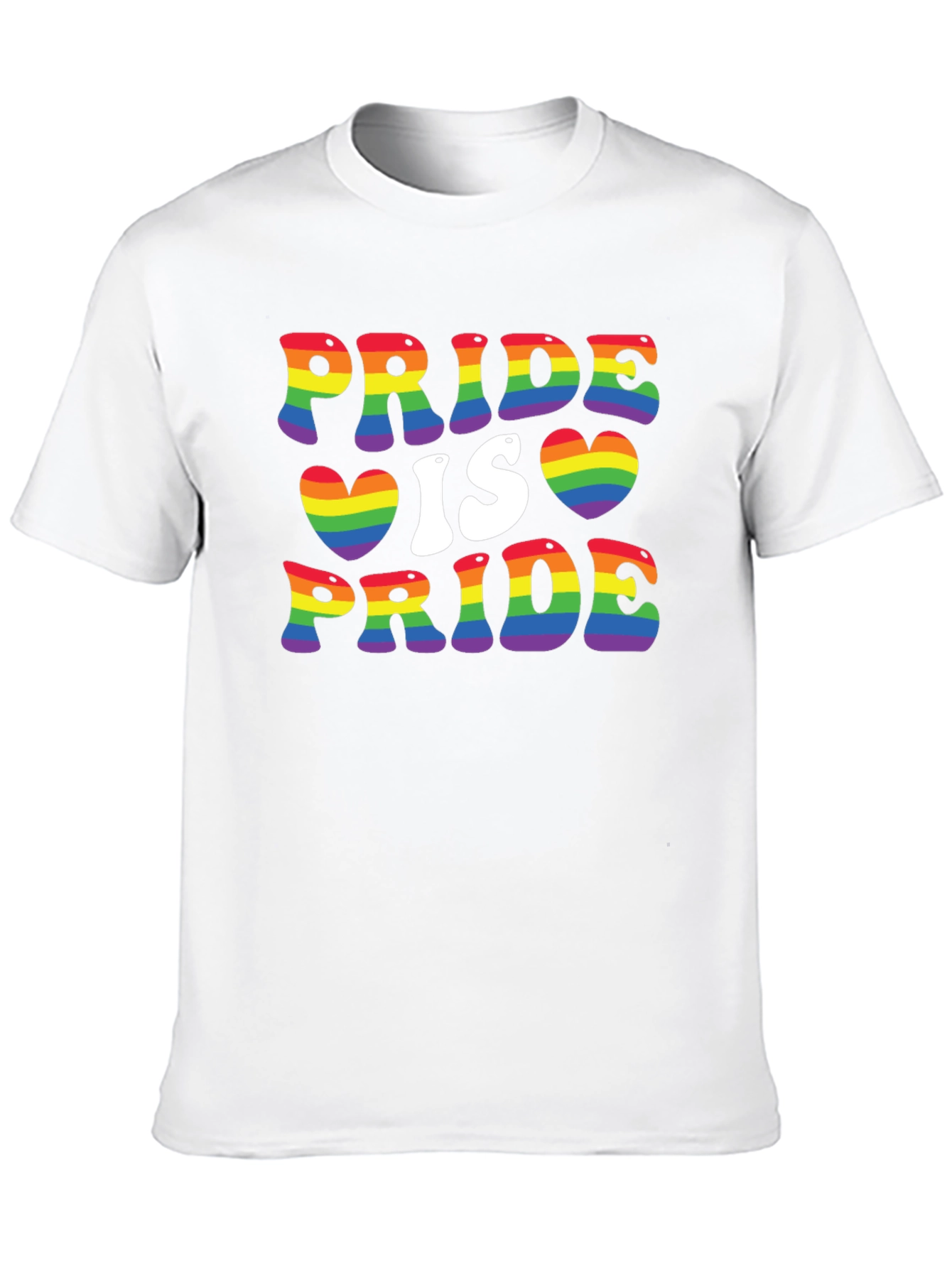 Pride is Pride Rainbow Graphic T-Shirt