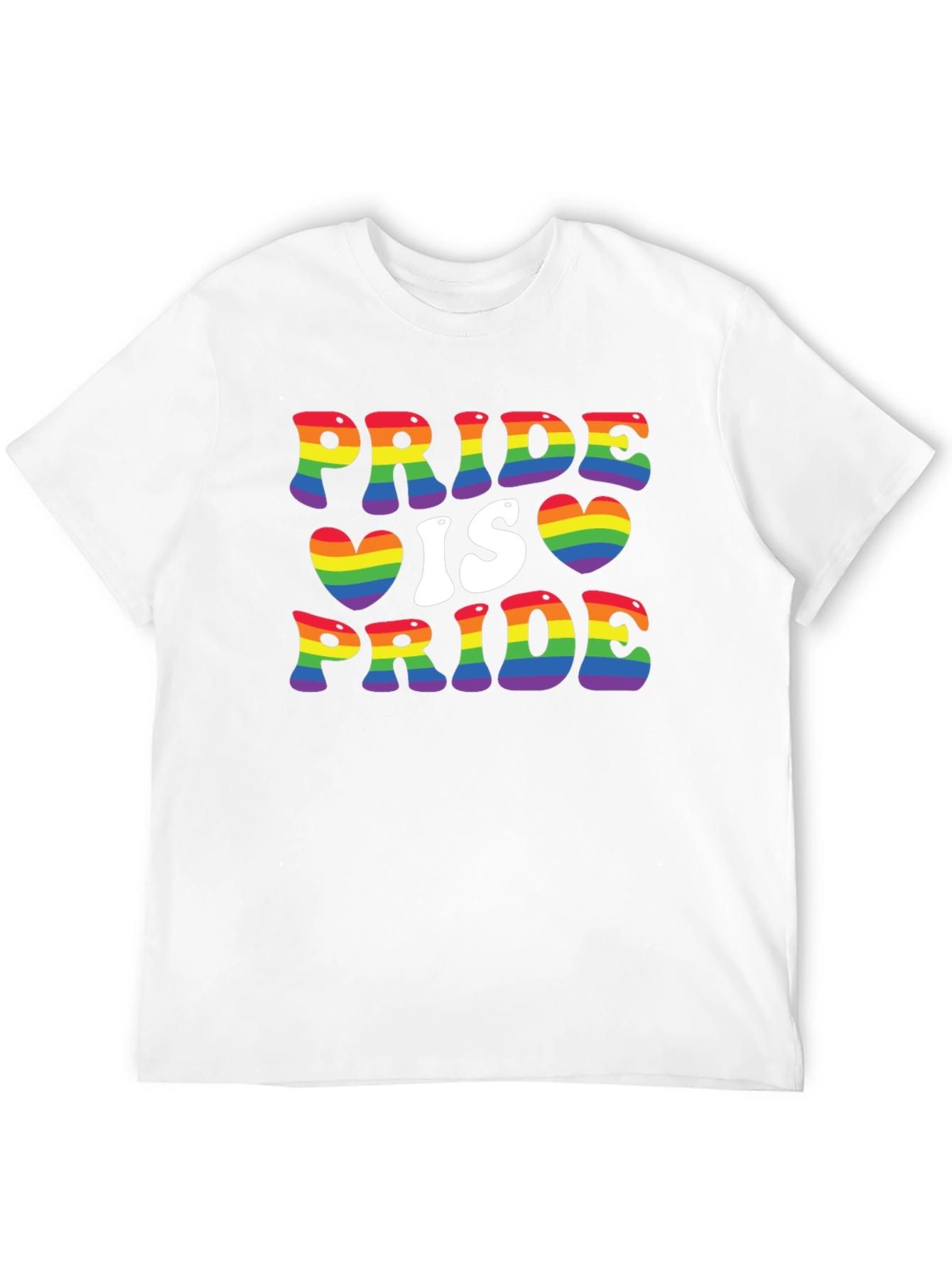 Pride is Pride Rainbow Graphic T-Shirt