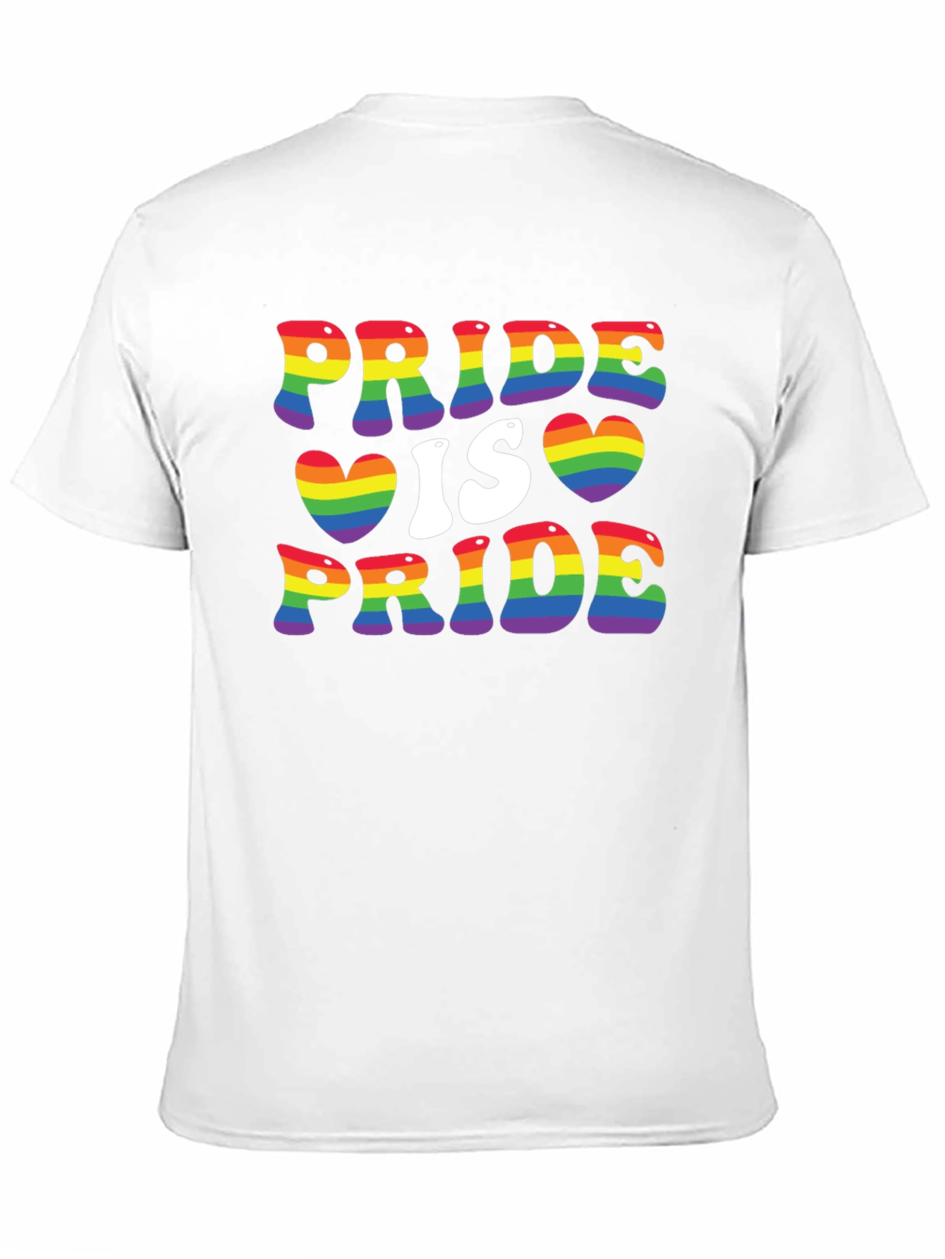 Pride is Pride Rainbow Graphic T-Shirt