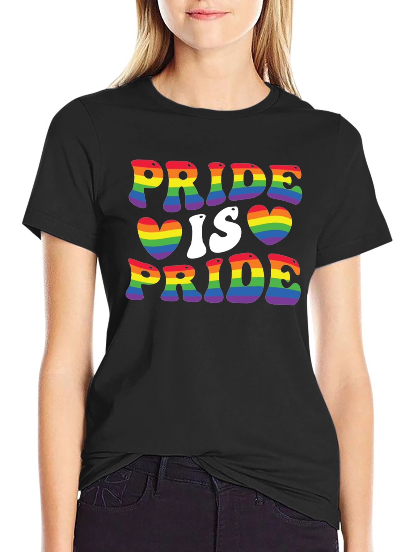 Pride is Pride Rainbow Graphic T-Shirt
