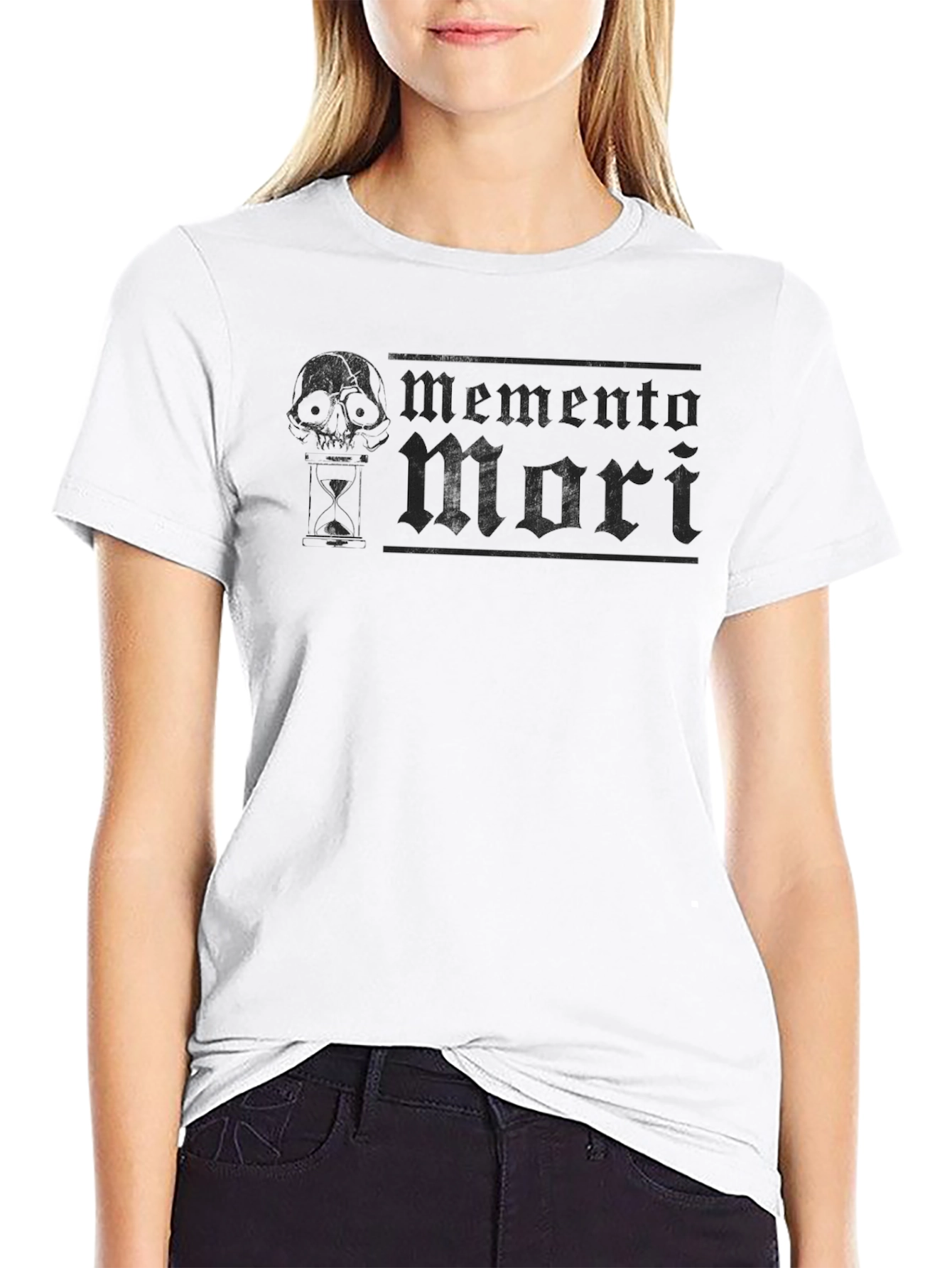 Memento Mori Graphic Tee - Black