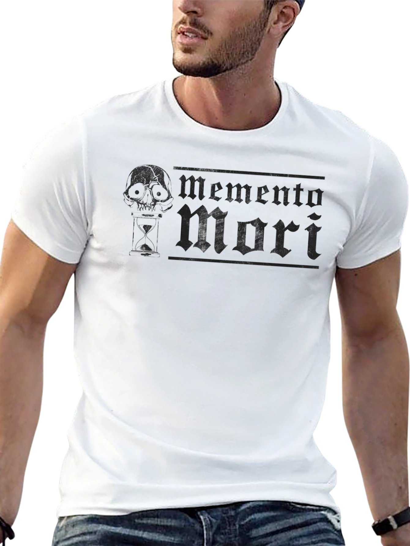 Memento Mori Graphic Tee - Black
