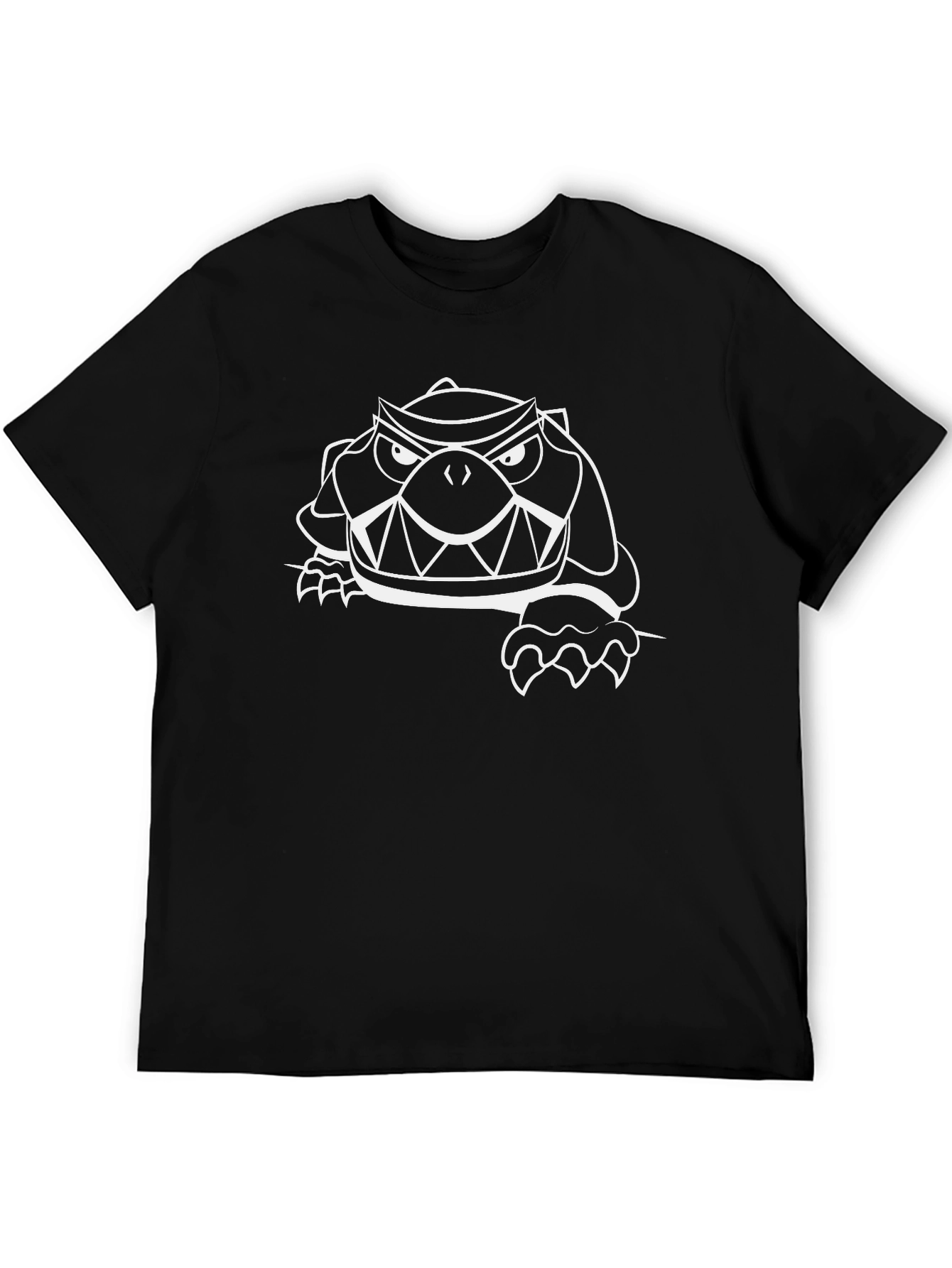 Bold Graphic Tee - Angry Turtle Design
