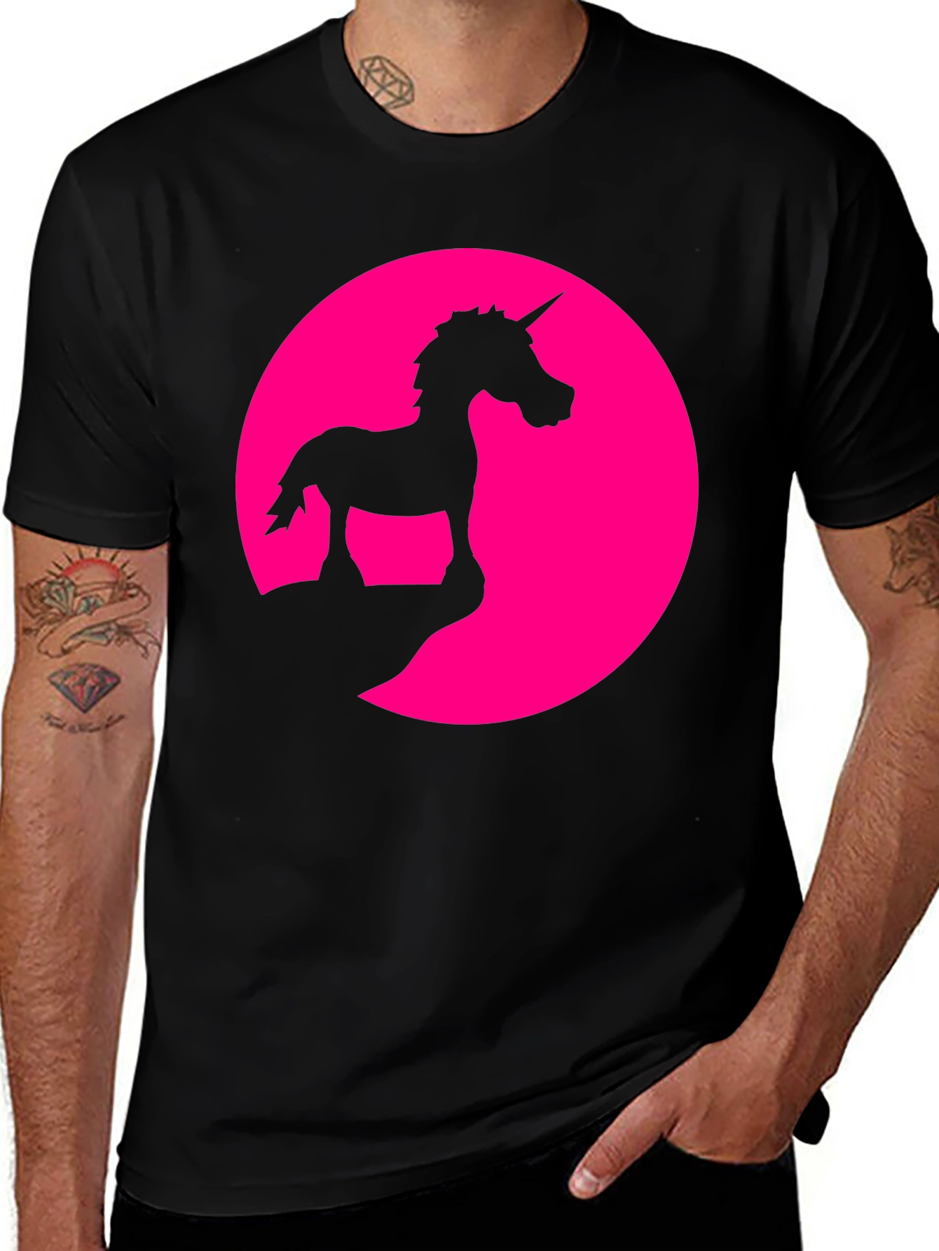 Unicorn Silhouette Graphic Tee