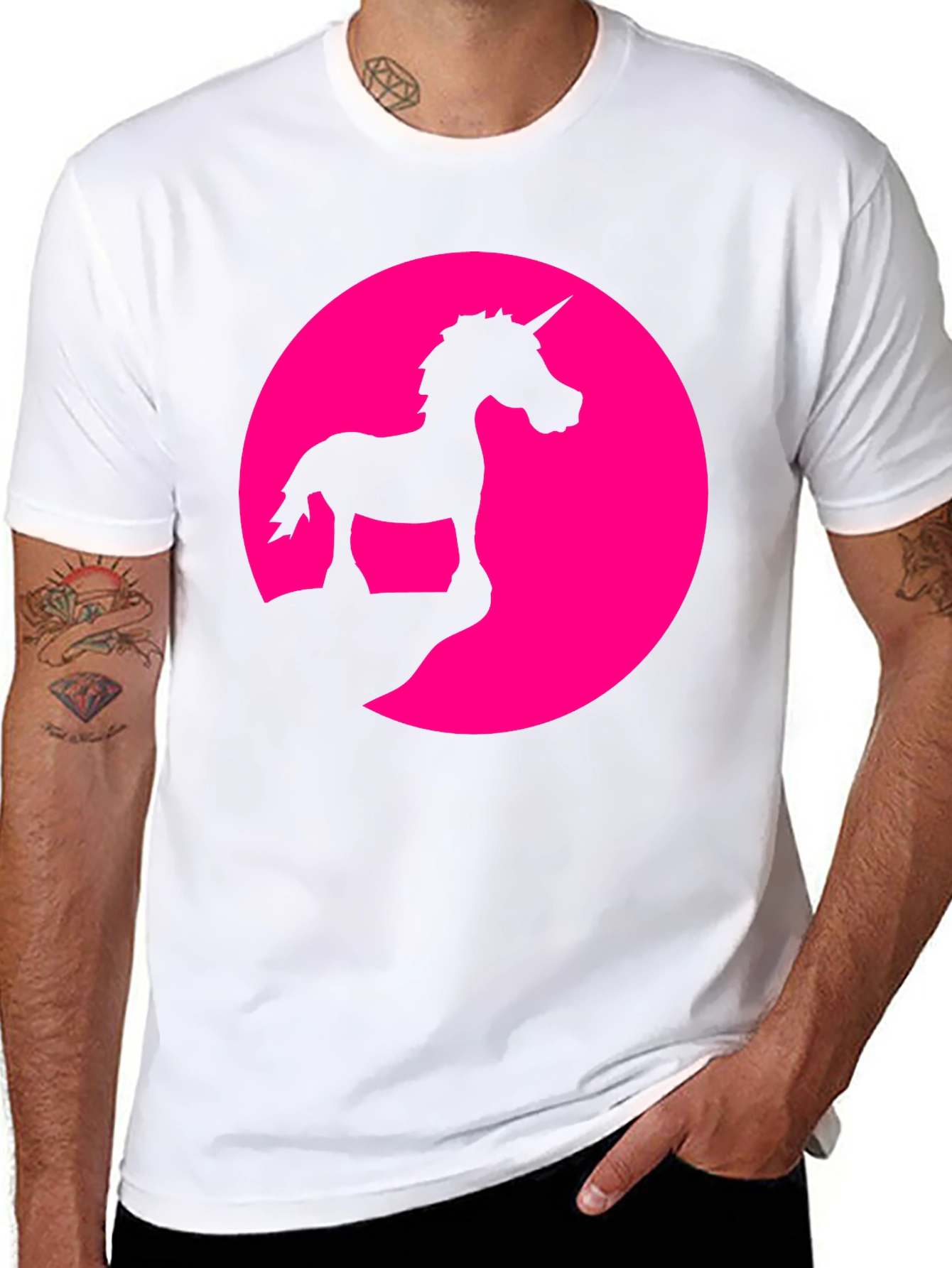 Unicorn Silhouette Graphic Tee