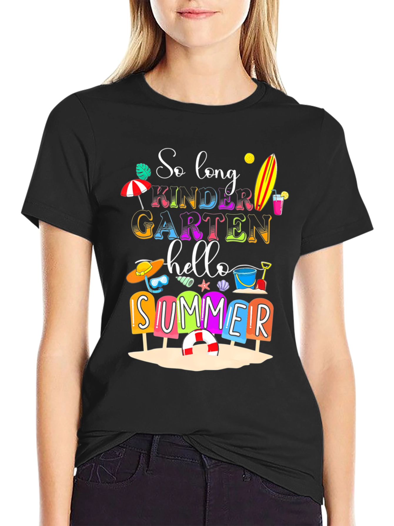 So Long Kindergarten Hello Summer T-Shirt