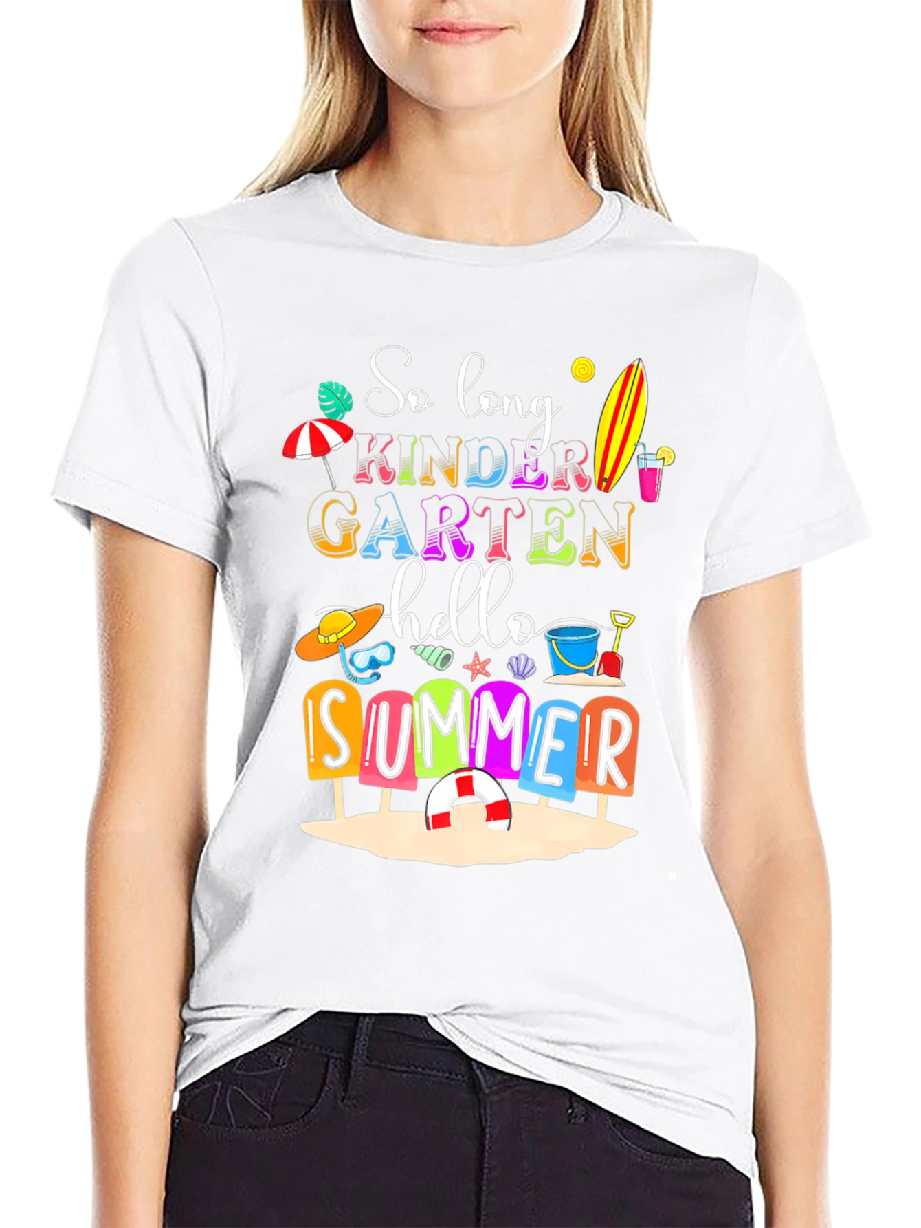 So Long Kindergarten Hello Summer T-Shirt
