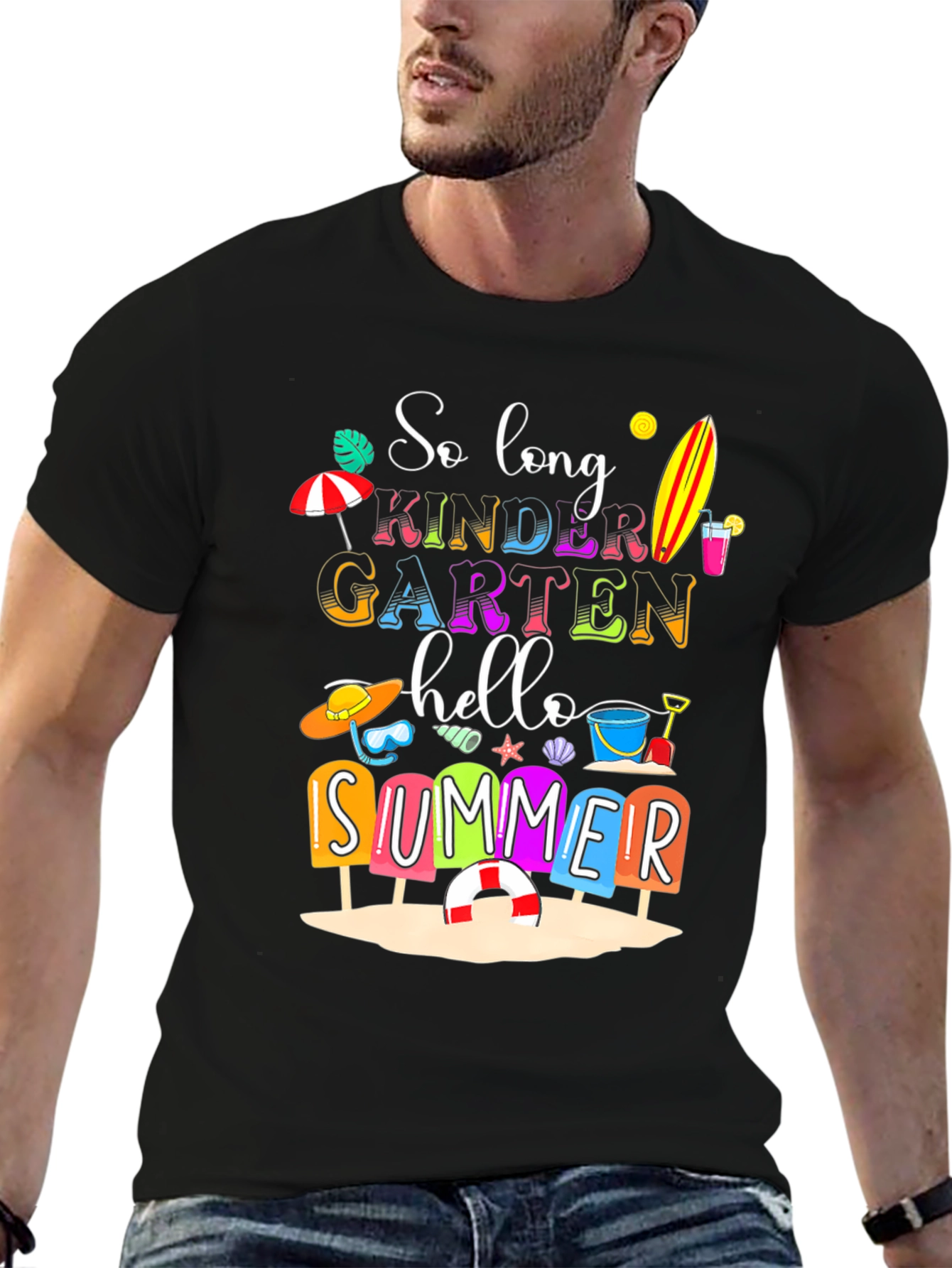 So Long Kindergarten Hello Summer T-Shirt