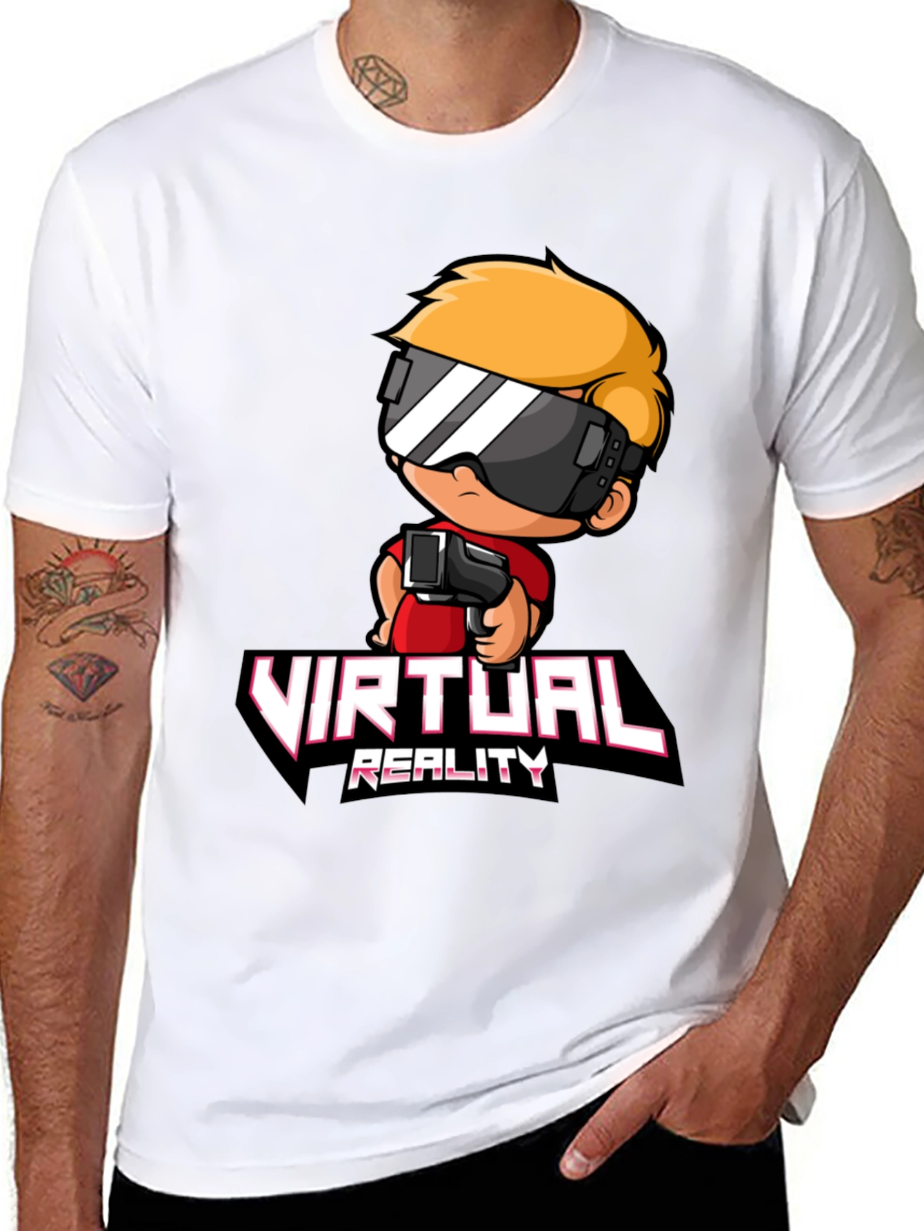 Virtual Reality Gamer T-Shirt - Cool Graphic Tee