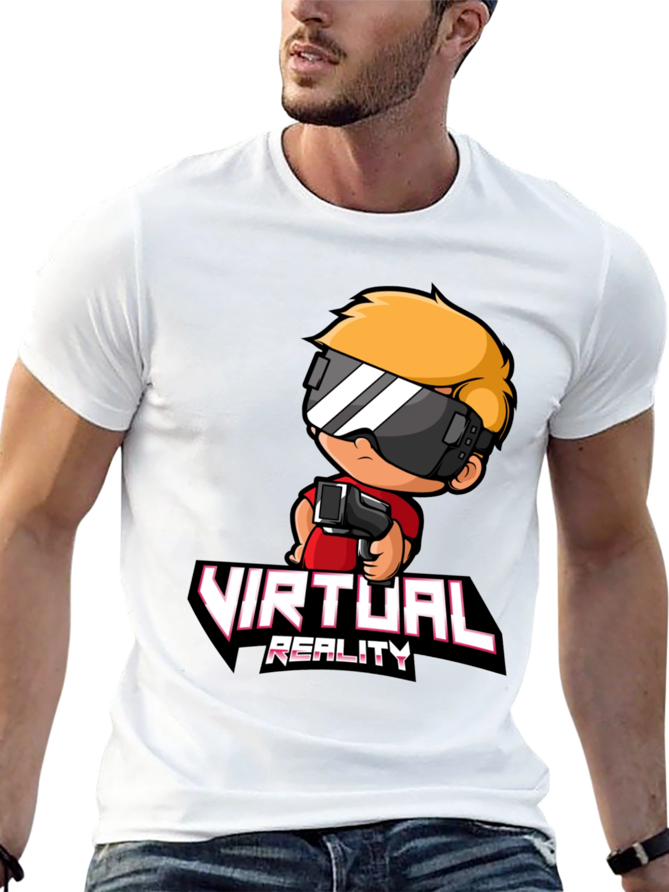 Virtual Reality Gamer T-Shirt - Cool Graphic Tee