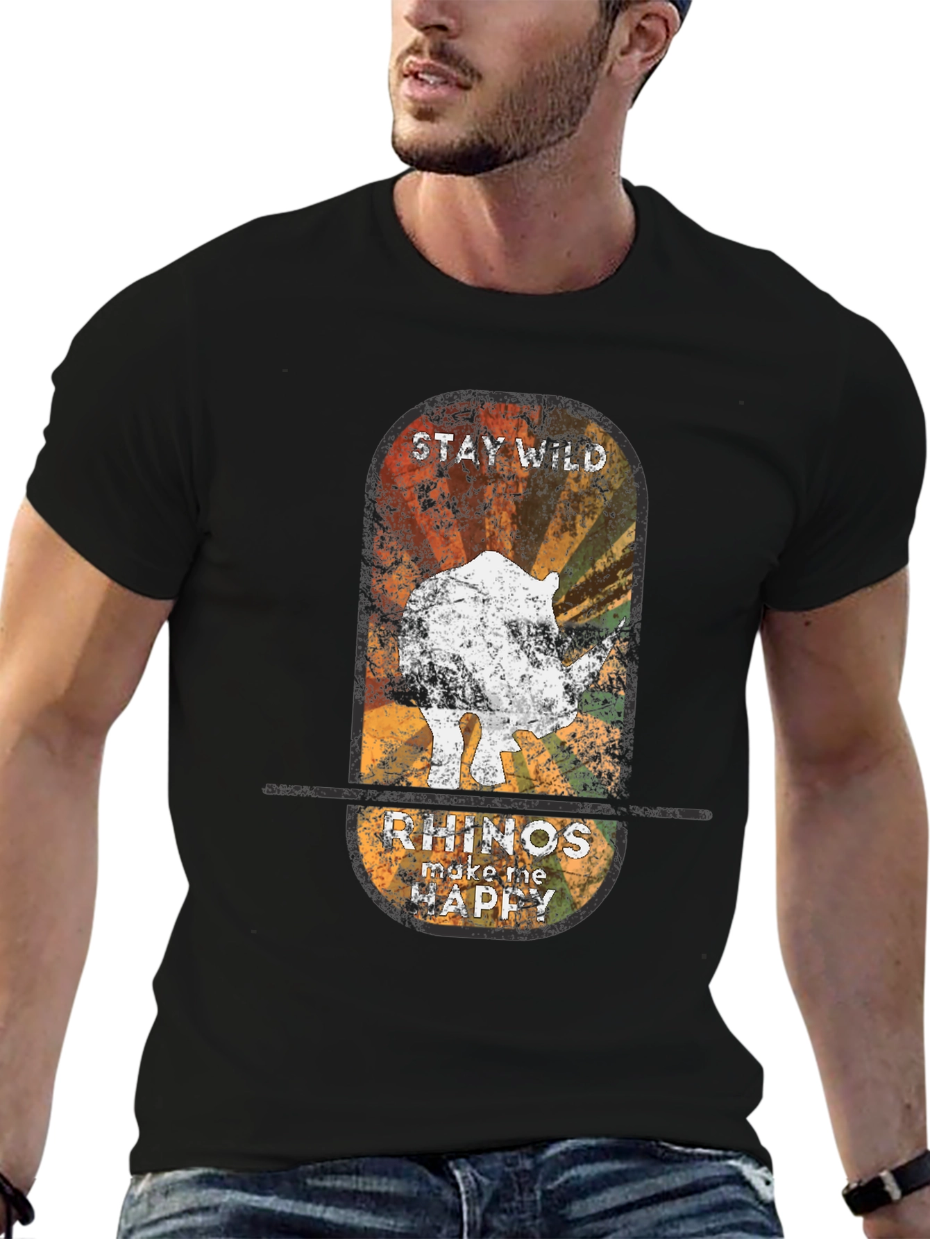 Stay Wild Rhinos T-Shirt