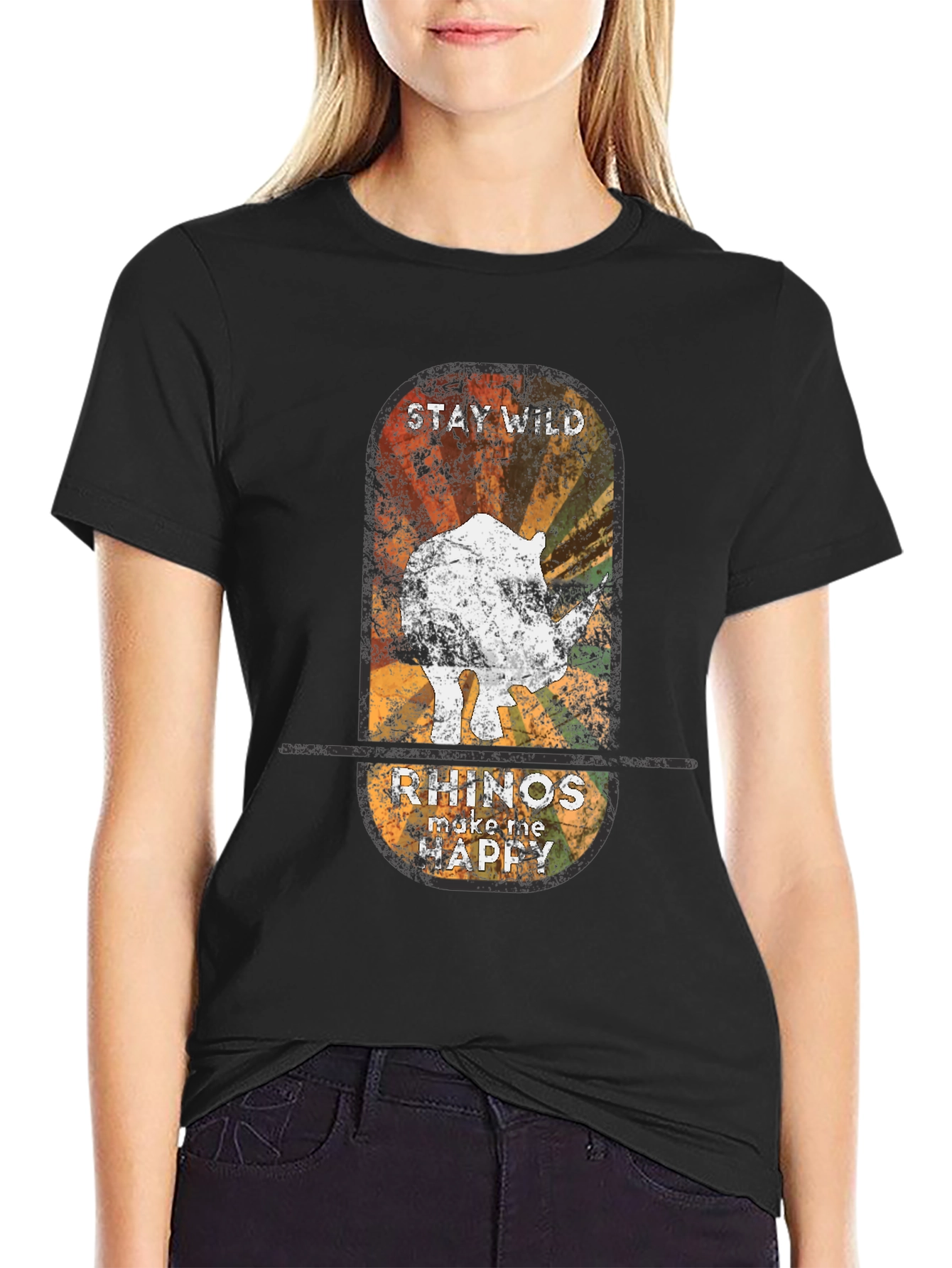 Stay Wild Rhinos T-Shirt