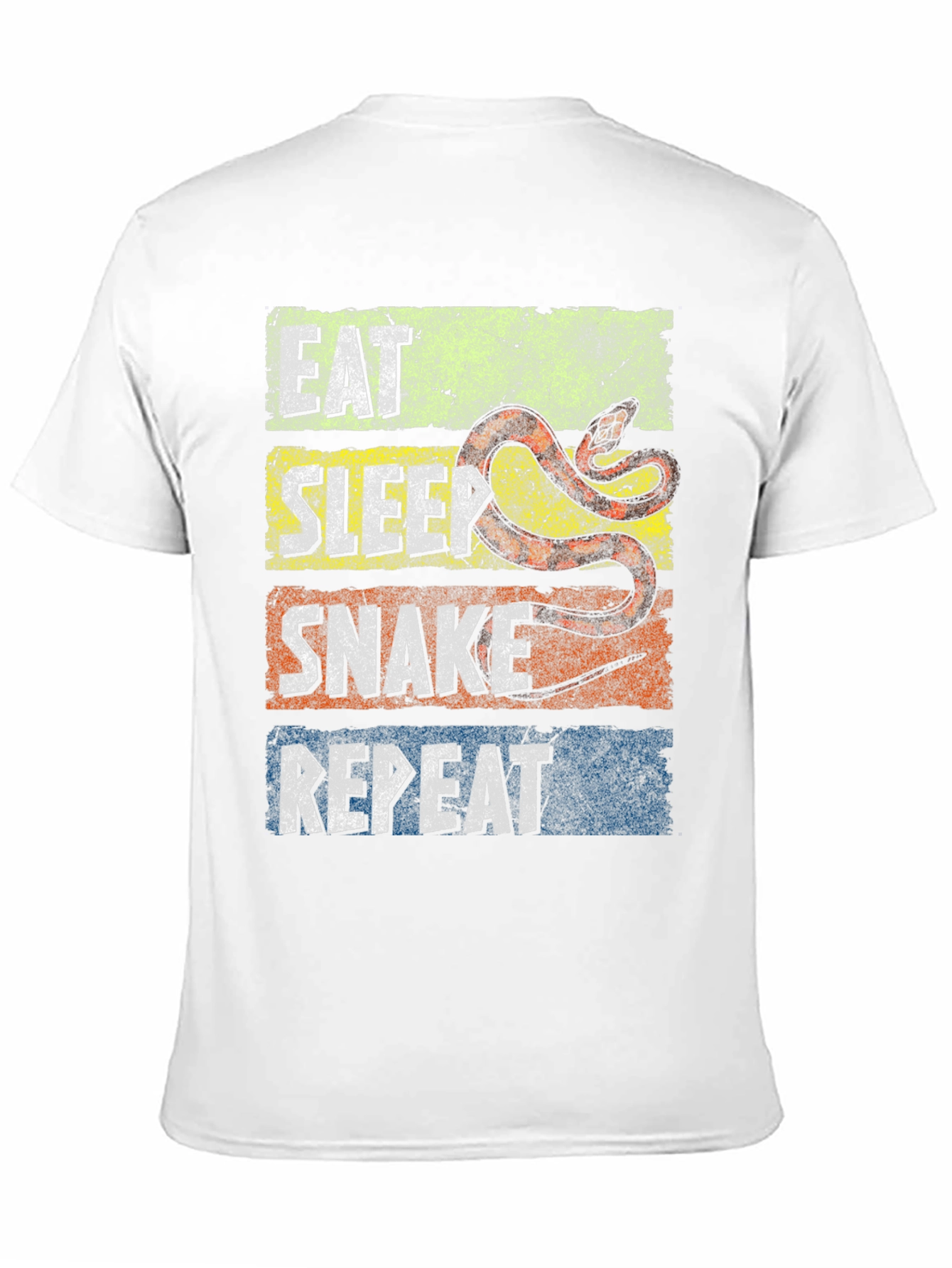 Eat Sleep Snake Repeat Graphic T-Shirt