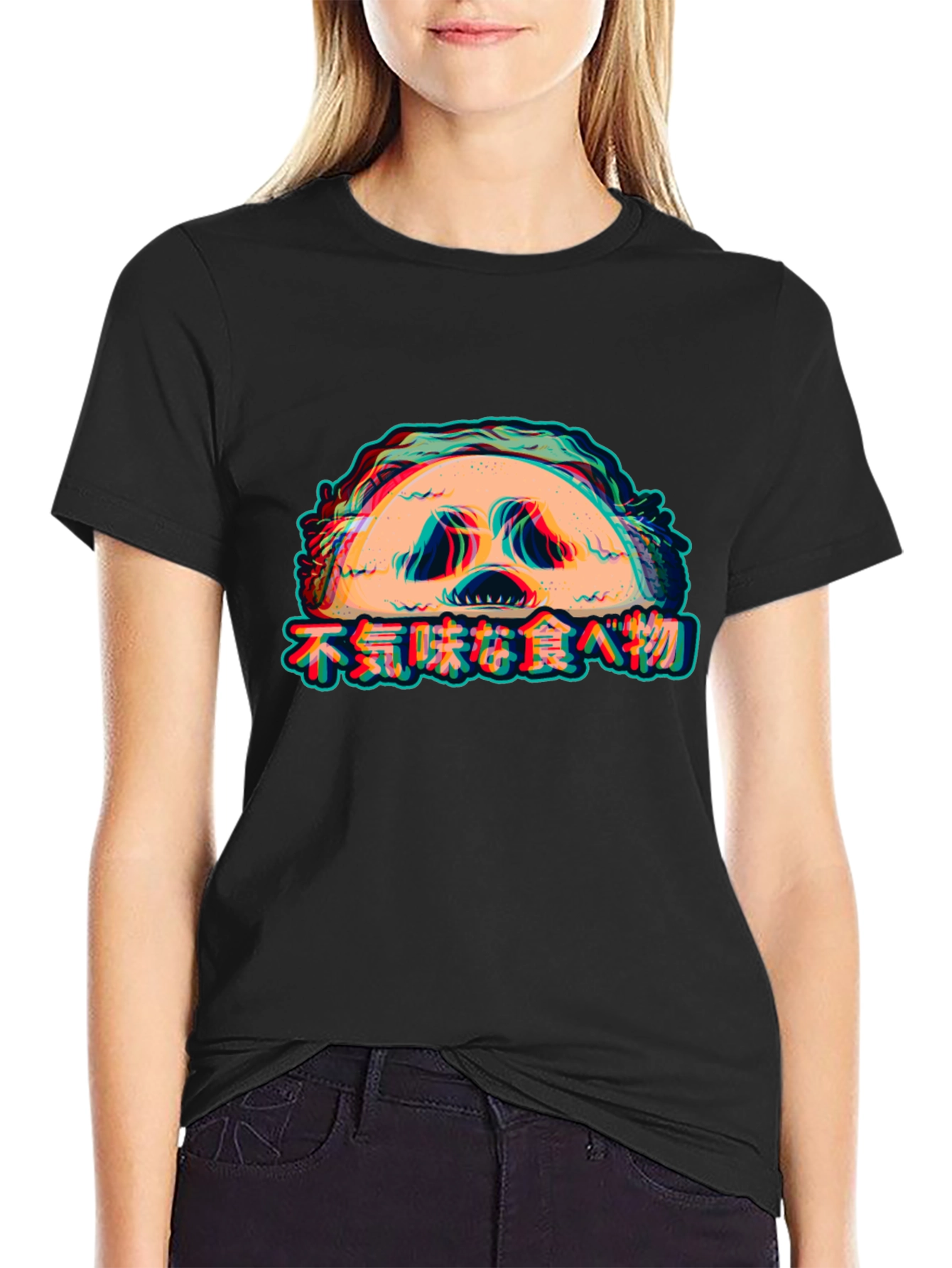 Skull Taco Graphic Tee - Mens Black T-Shirt