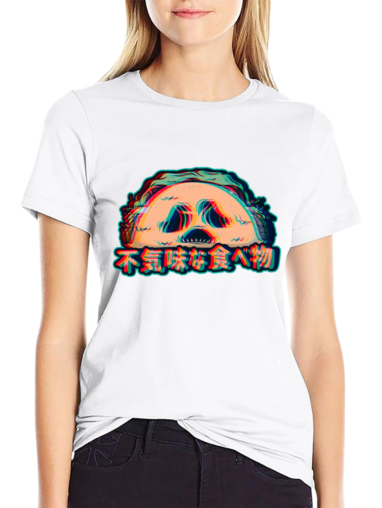 Skull Taco Graphic Tee - Mens Black T-Shirt