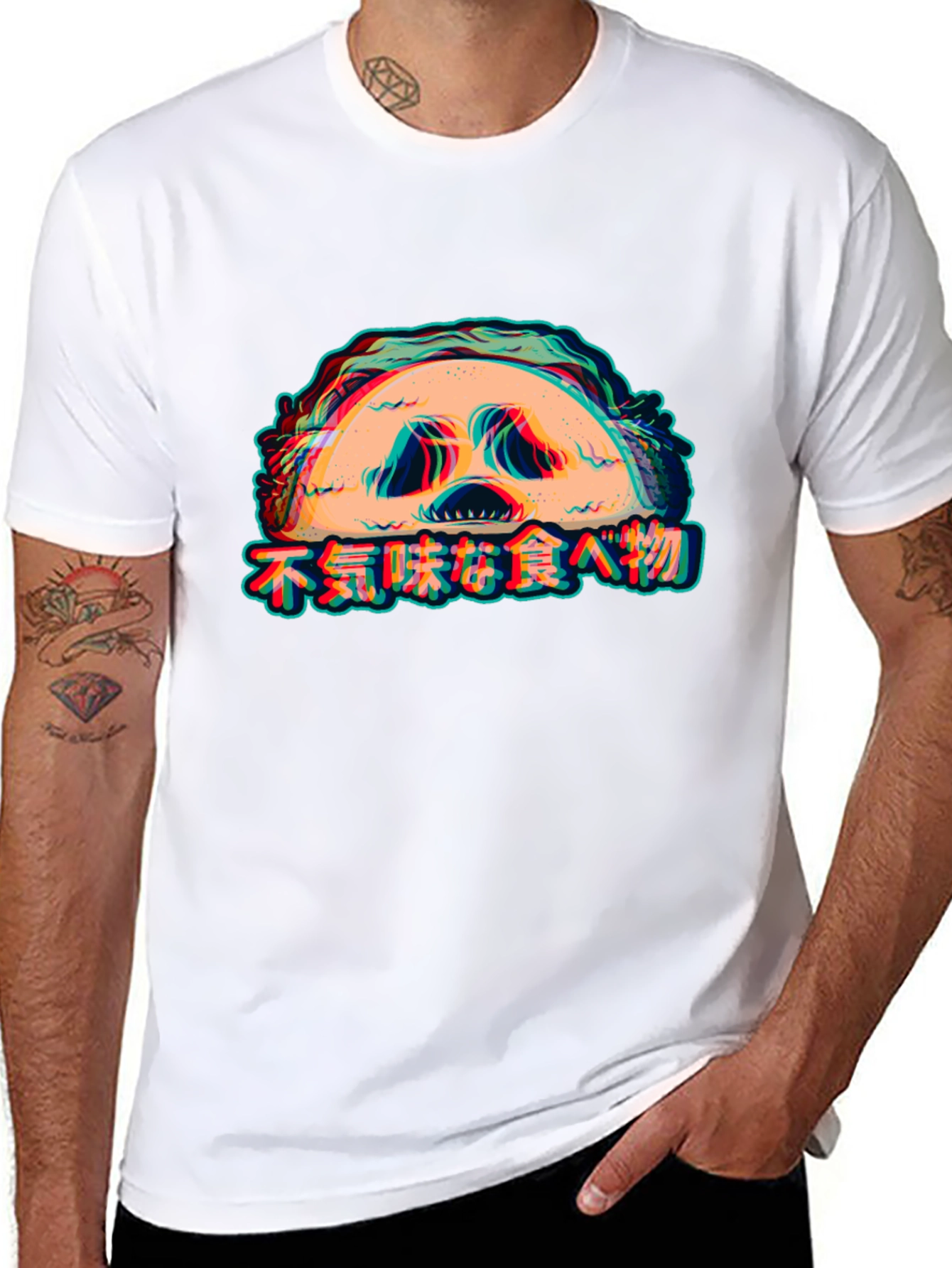 Skull Taco Graphic Tee - Mens Black T-Shirt