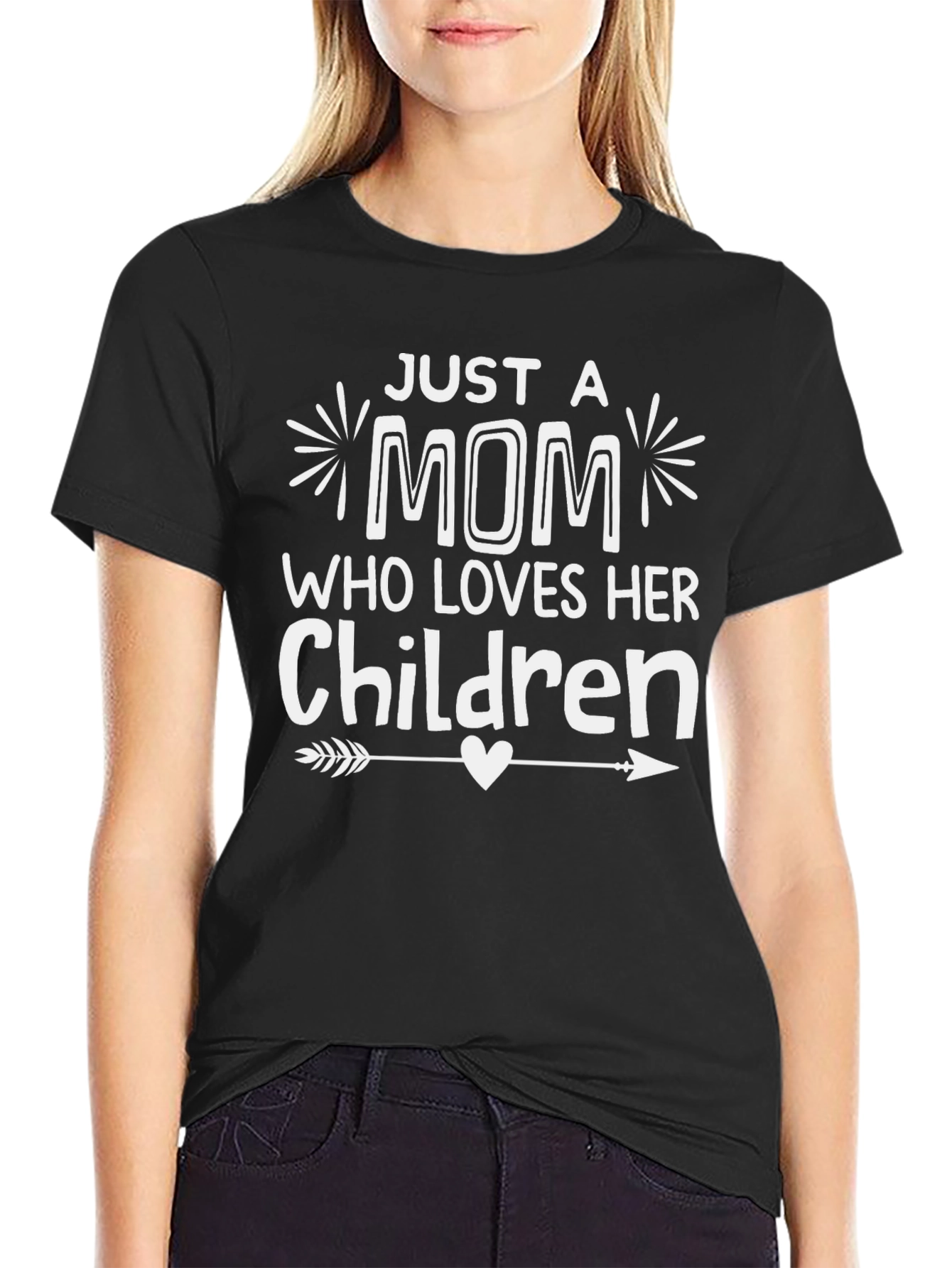 Just a Mom Who Loves Her Children T-Shirt