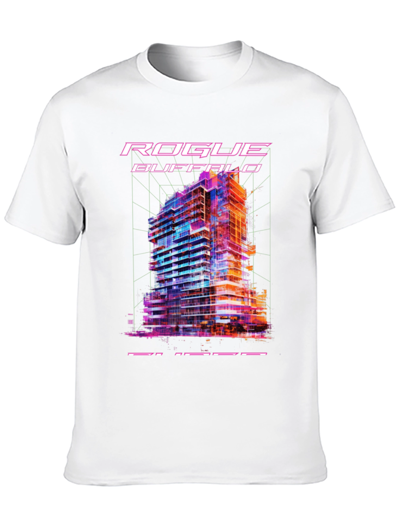 Rogue Buffalo Cityscape Graphic Tee - Black