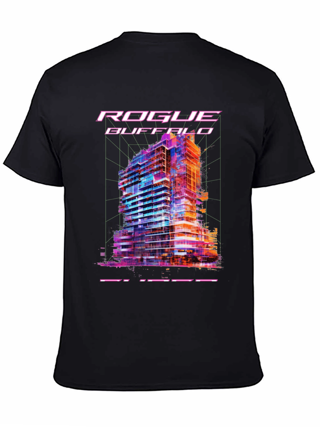 Rogue Buffalo Cityscape Graphic Tee - Black