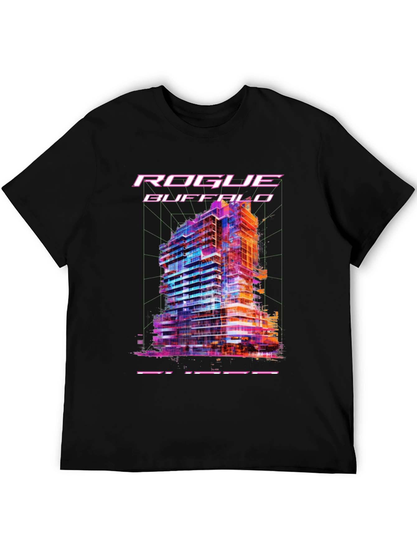 Rogue Buffalo Cityscape Graphic Tee - Black