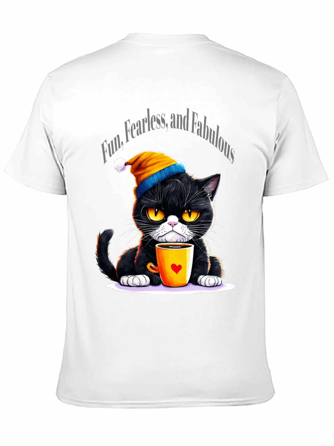 Fun Fearless Fabulous Cat T-Shirt