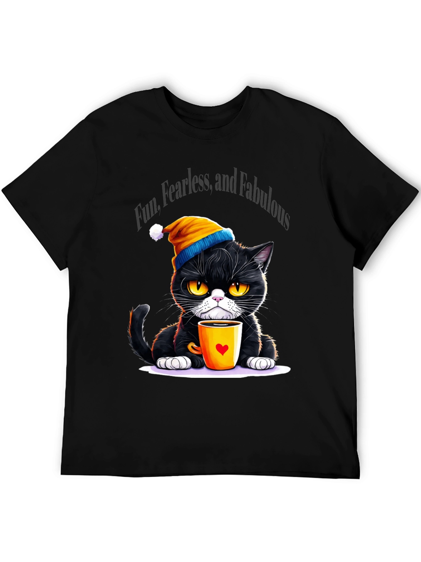 Fun Fearless Fabulous Cat T-Shirt