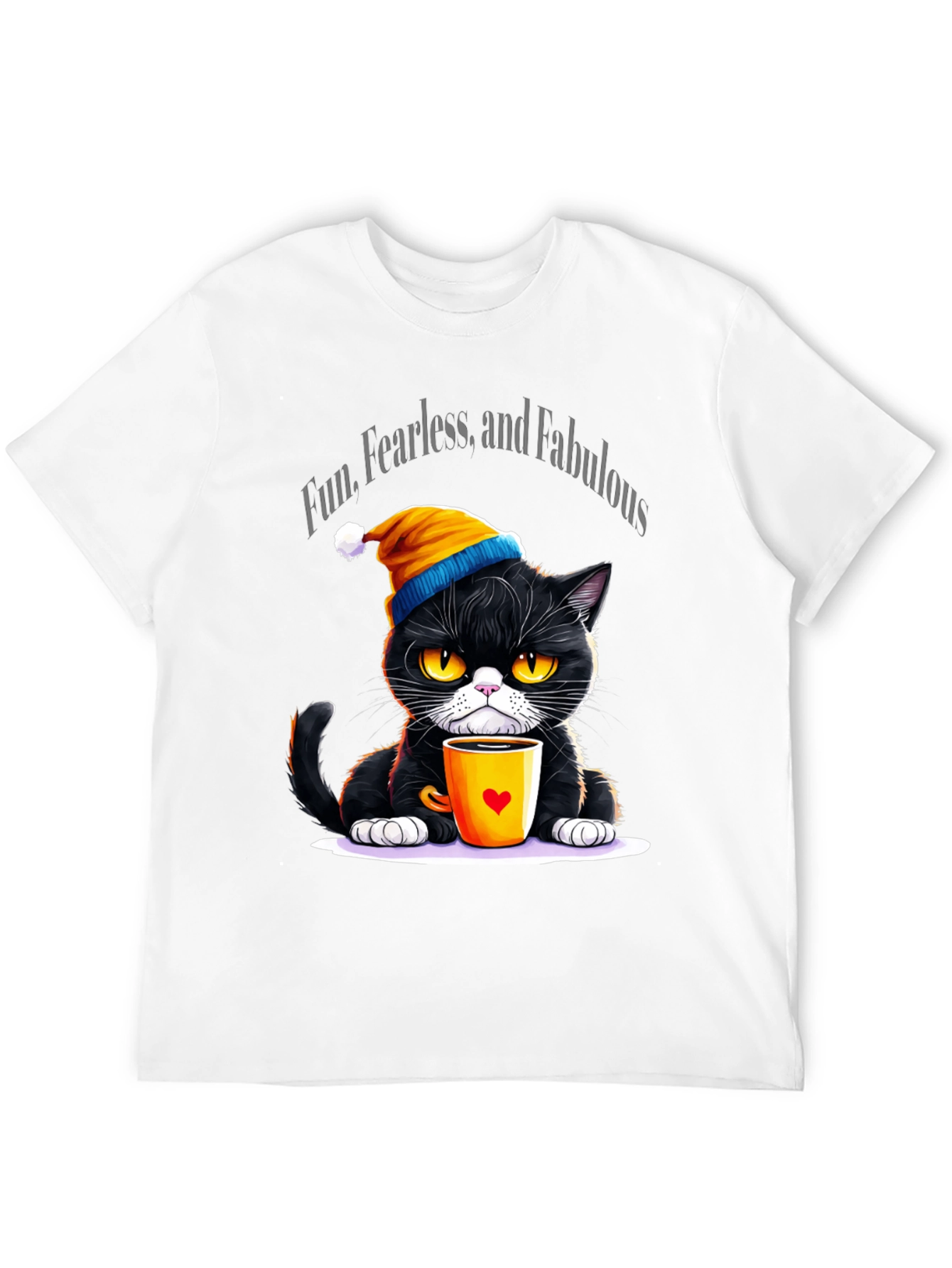 Fun Fearless Fabulous Cat T-Shirt