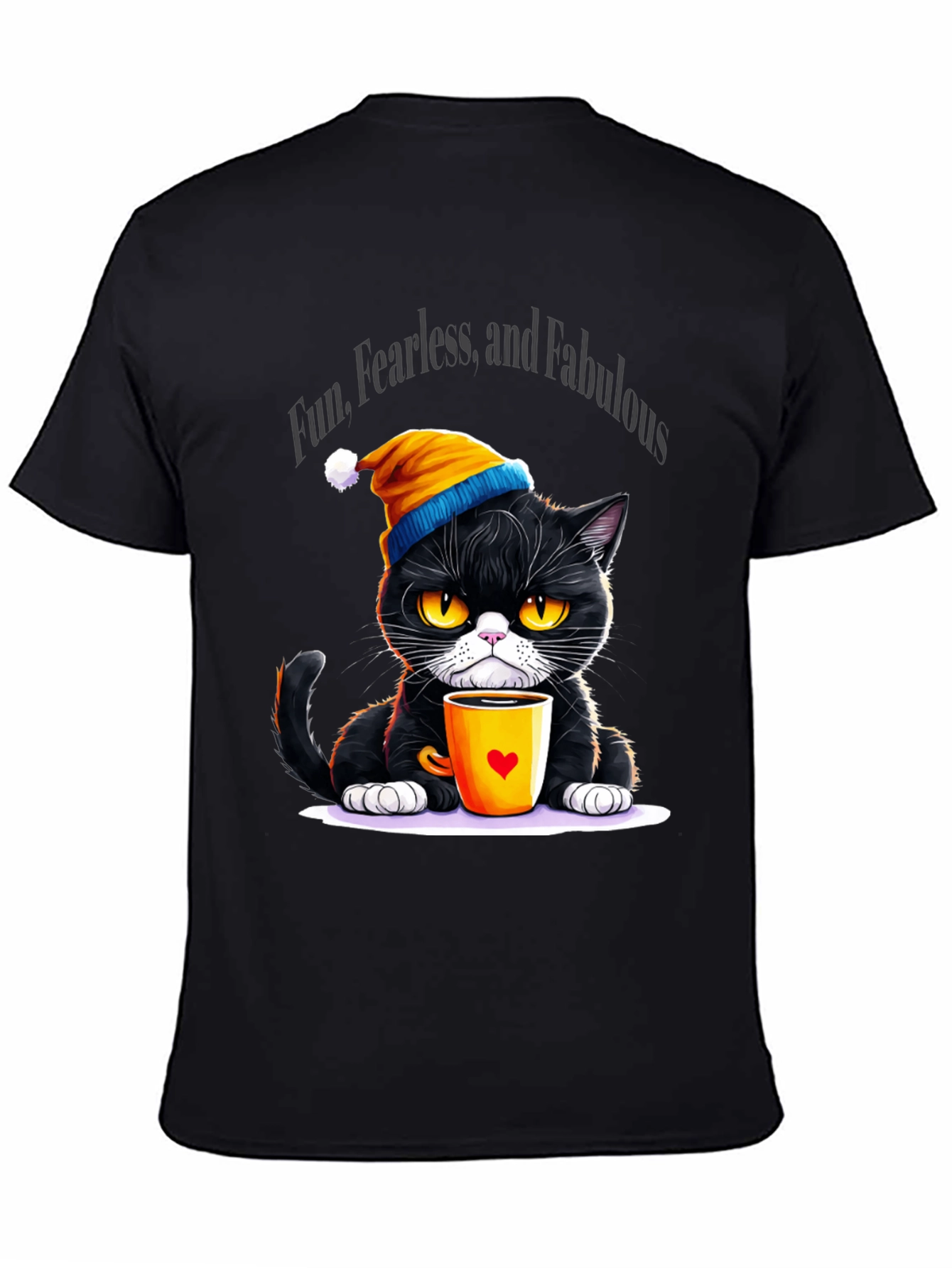 Fun Fearless Fabulous Cat T-Shirt