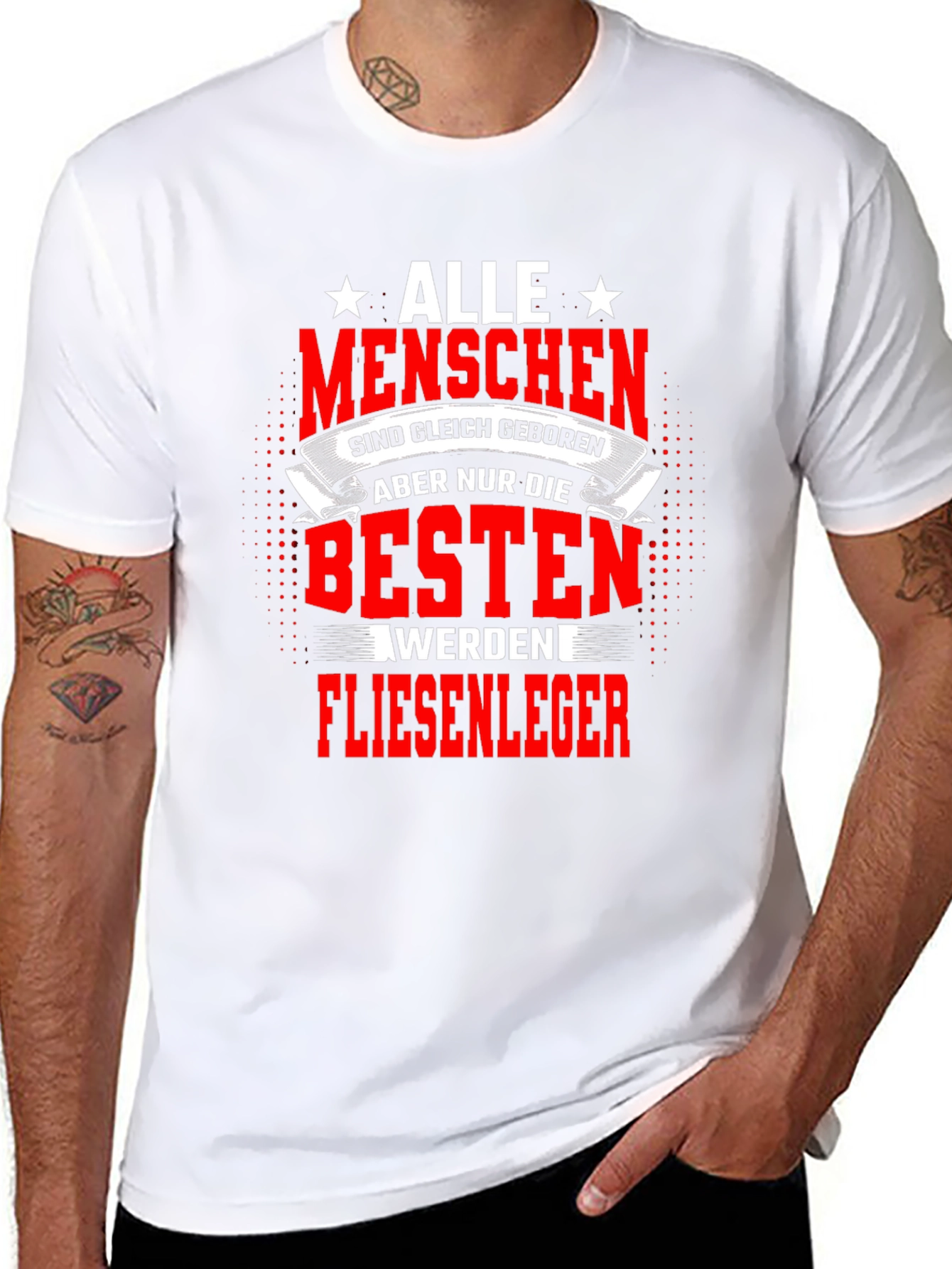 Best Tile Layer T-Shirt - Black