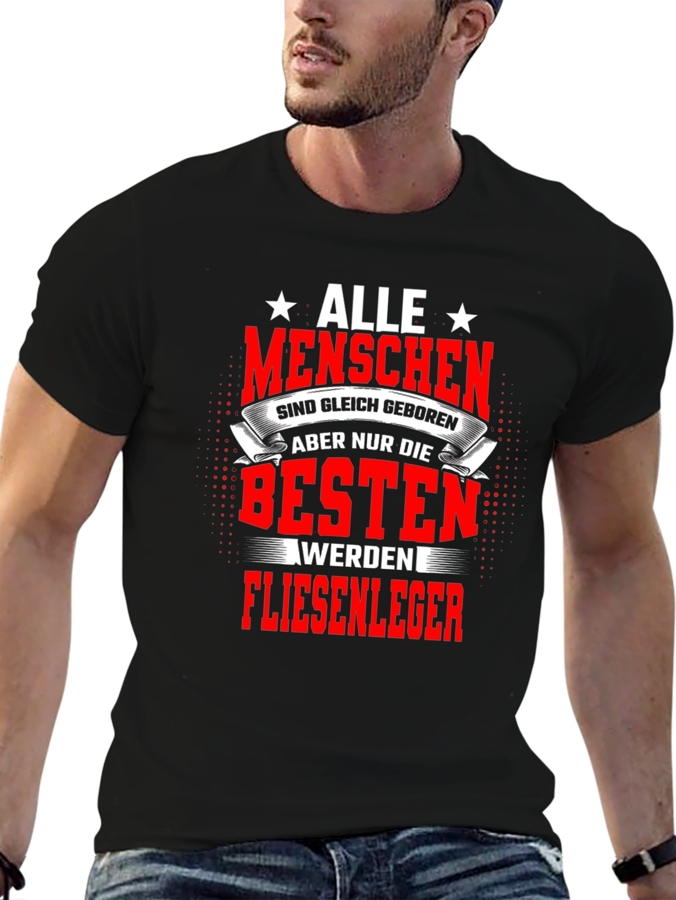Best Tile Layer T-Shirt - Black