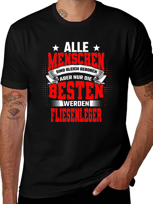 Best Tile Layer T-Shirt - Black