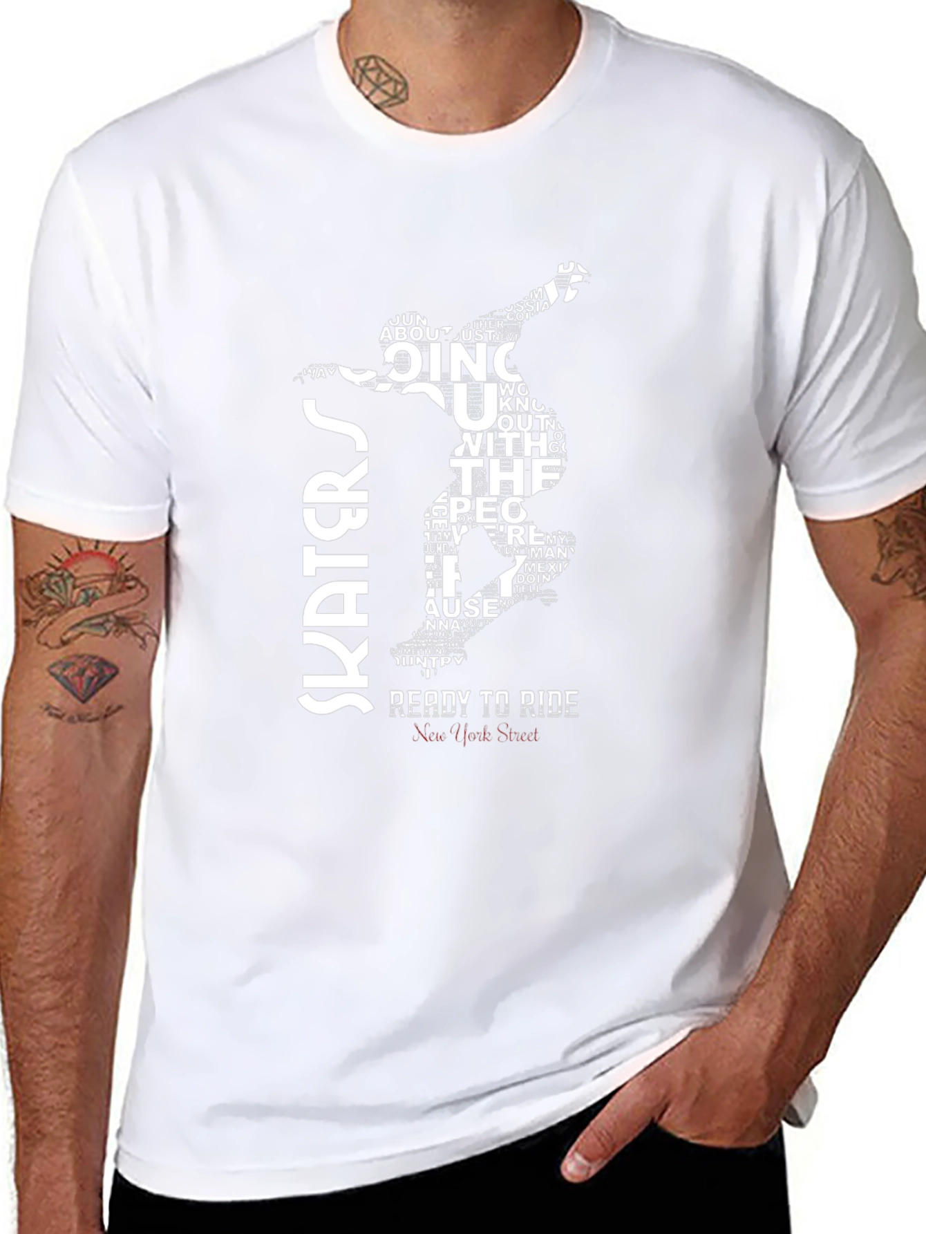 Skateboarder Graphic Tee - Ready to Ride