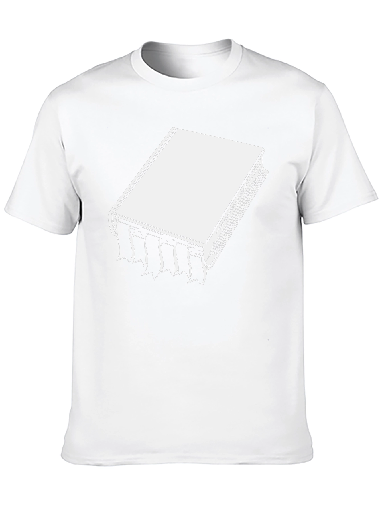 Bookworm Tee: Black T-Shirt with Book Graphic