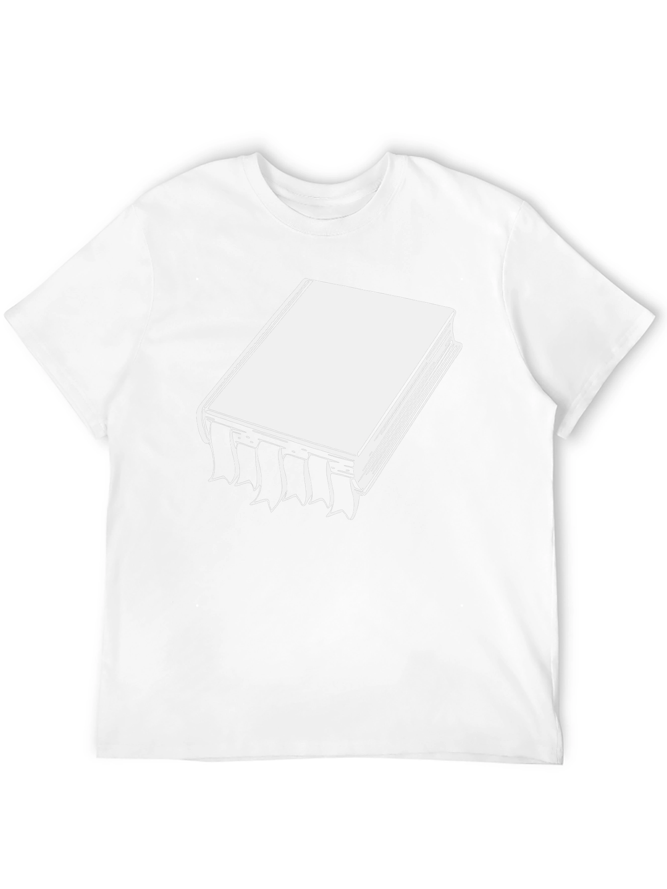 Bookworm Tee: Black T-Shirt with Book Graphic