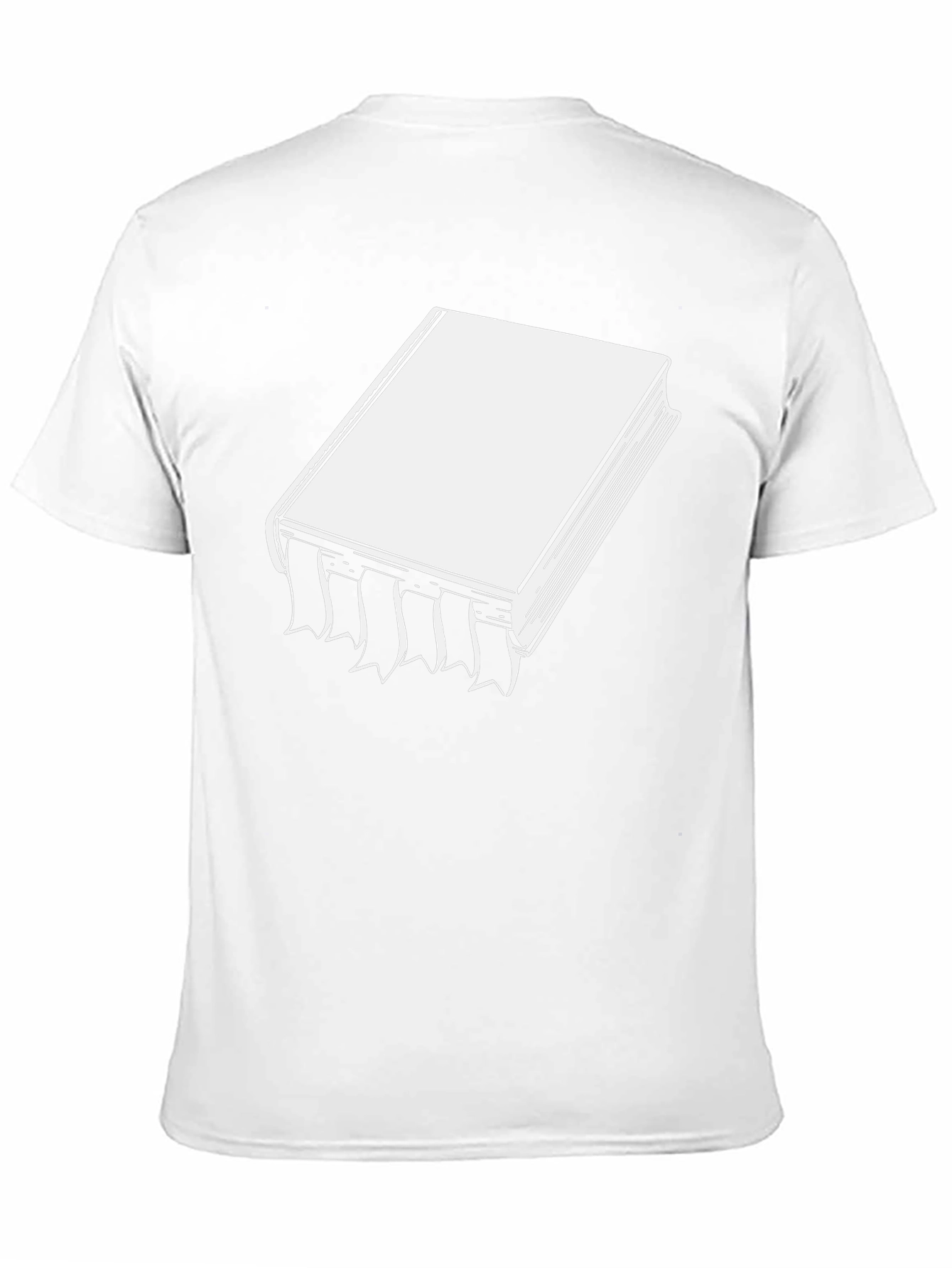 Bookworm Tee: Black T-Shirt with Book Graphic