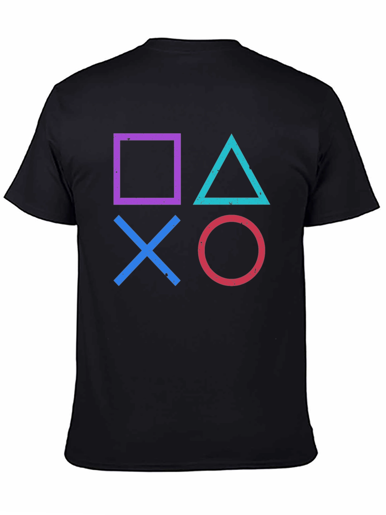 Retro Gamer T-Shirt - PlayStation Symbols