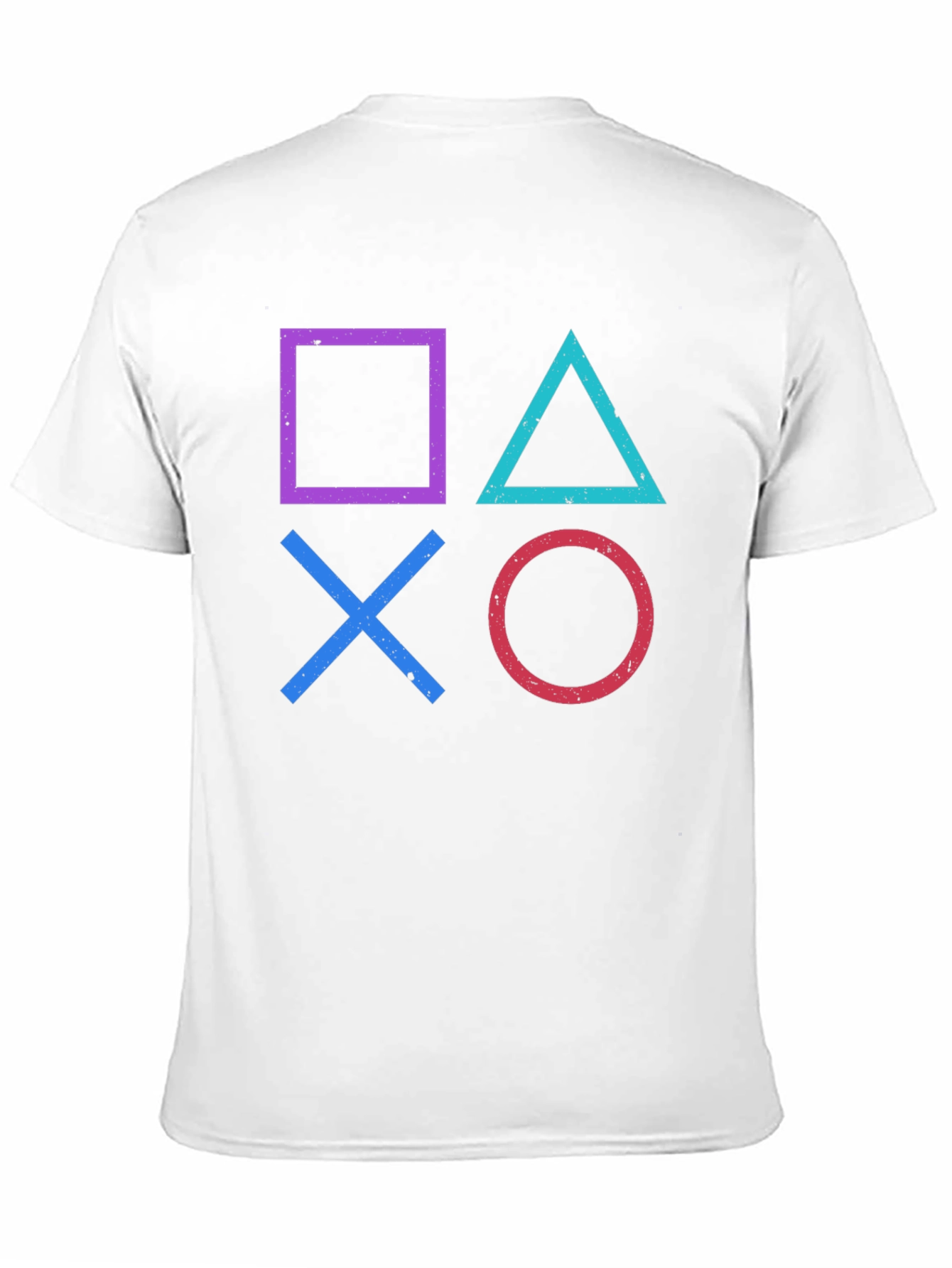 Retro Gamer T-Shirt - PlayStation Symbols