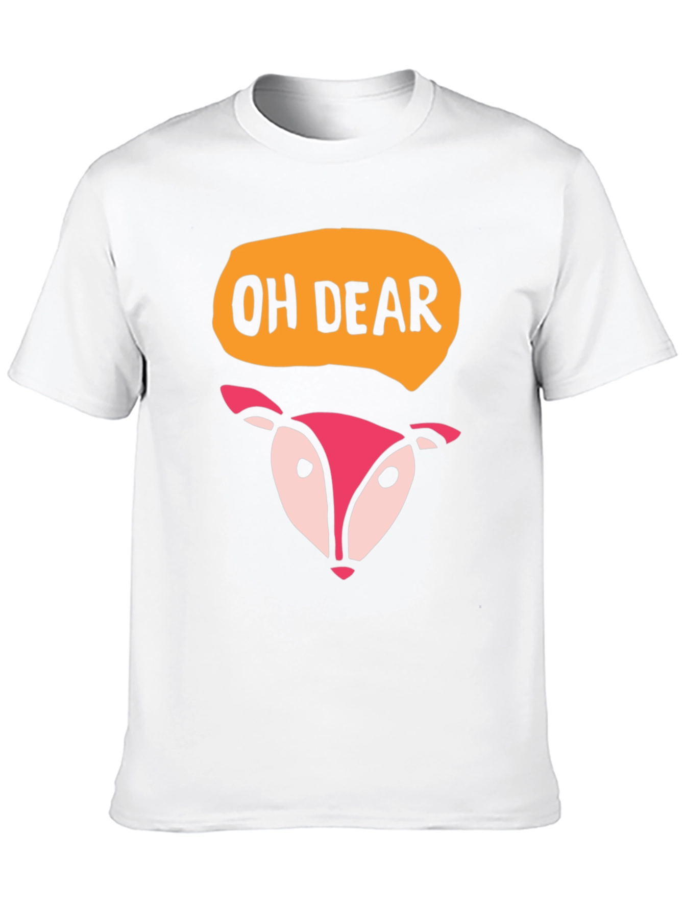 Oh Dear Deer Graphic T-Shirt - Black