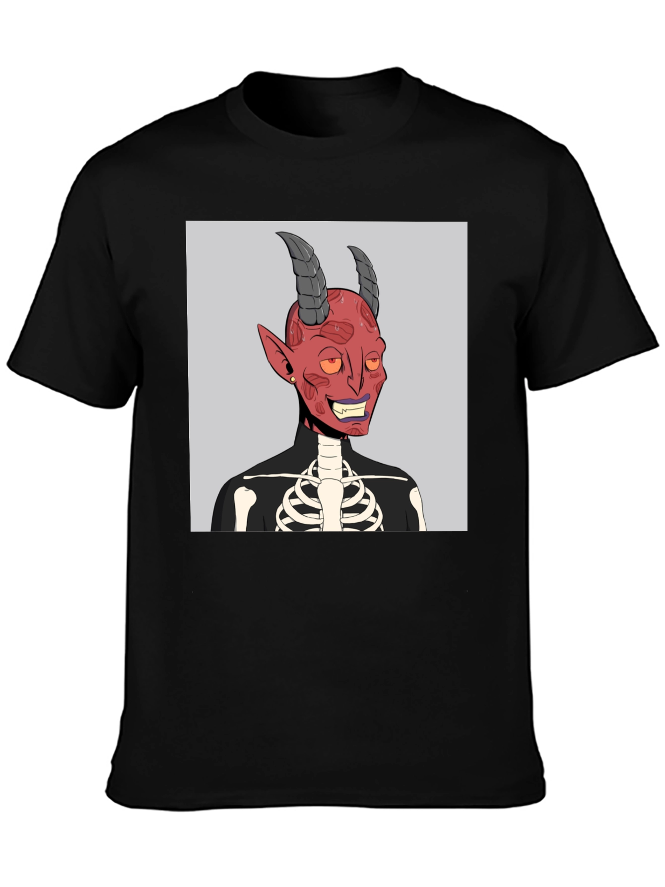 Devil Skeleton Graphic Tee
