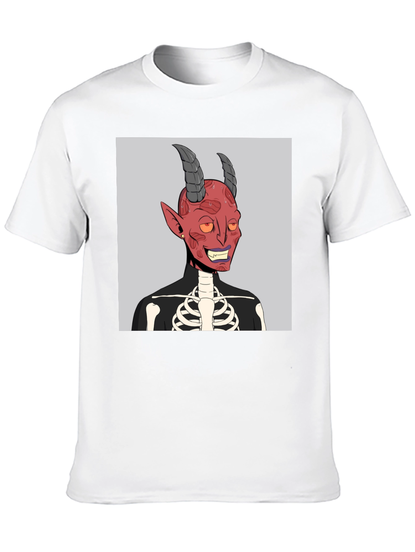 Devil Skeleton Graphic Tee
