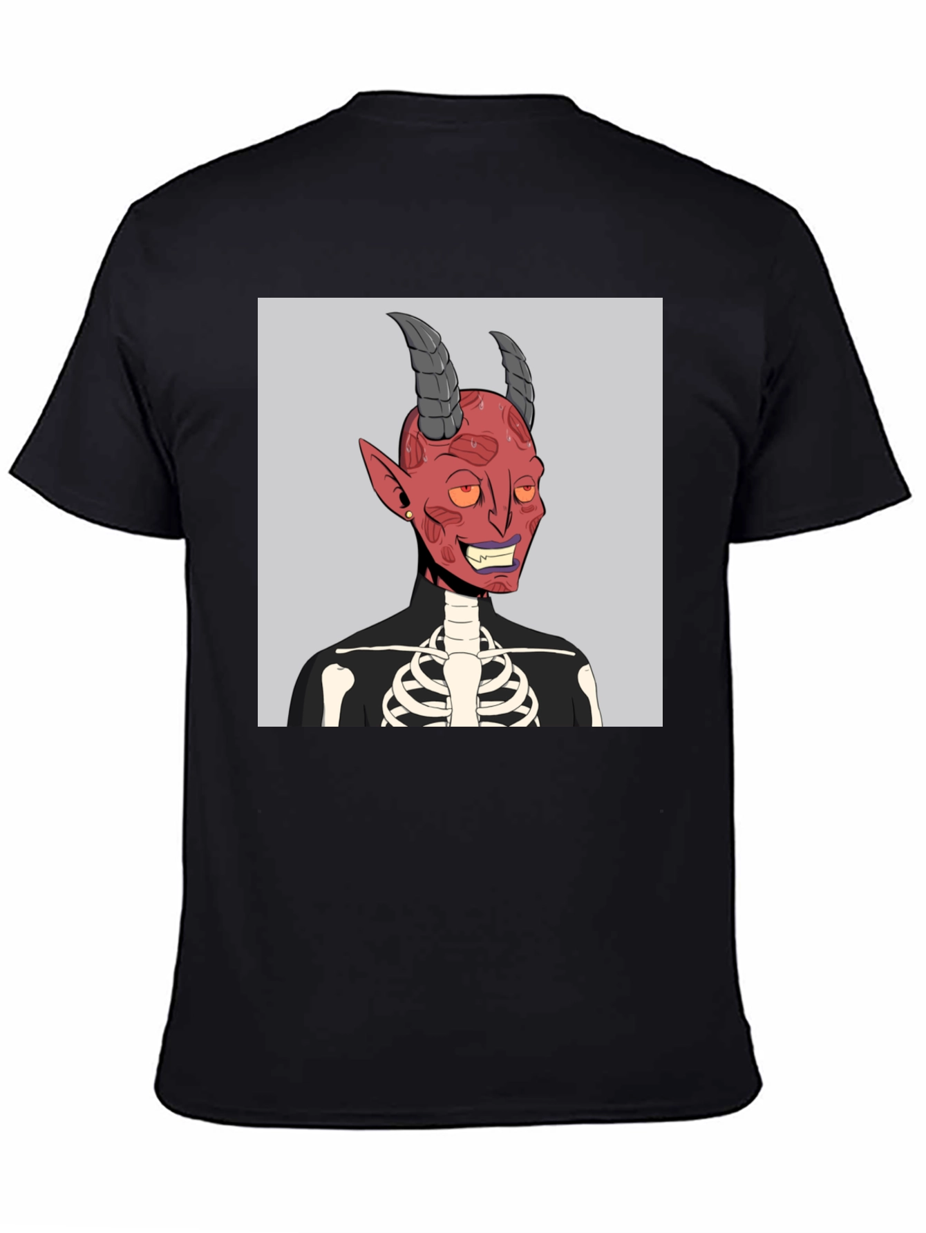 Devil Skeleton Graphic Tee