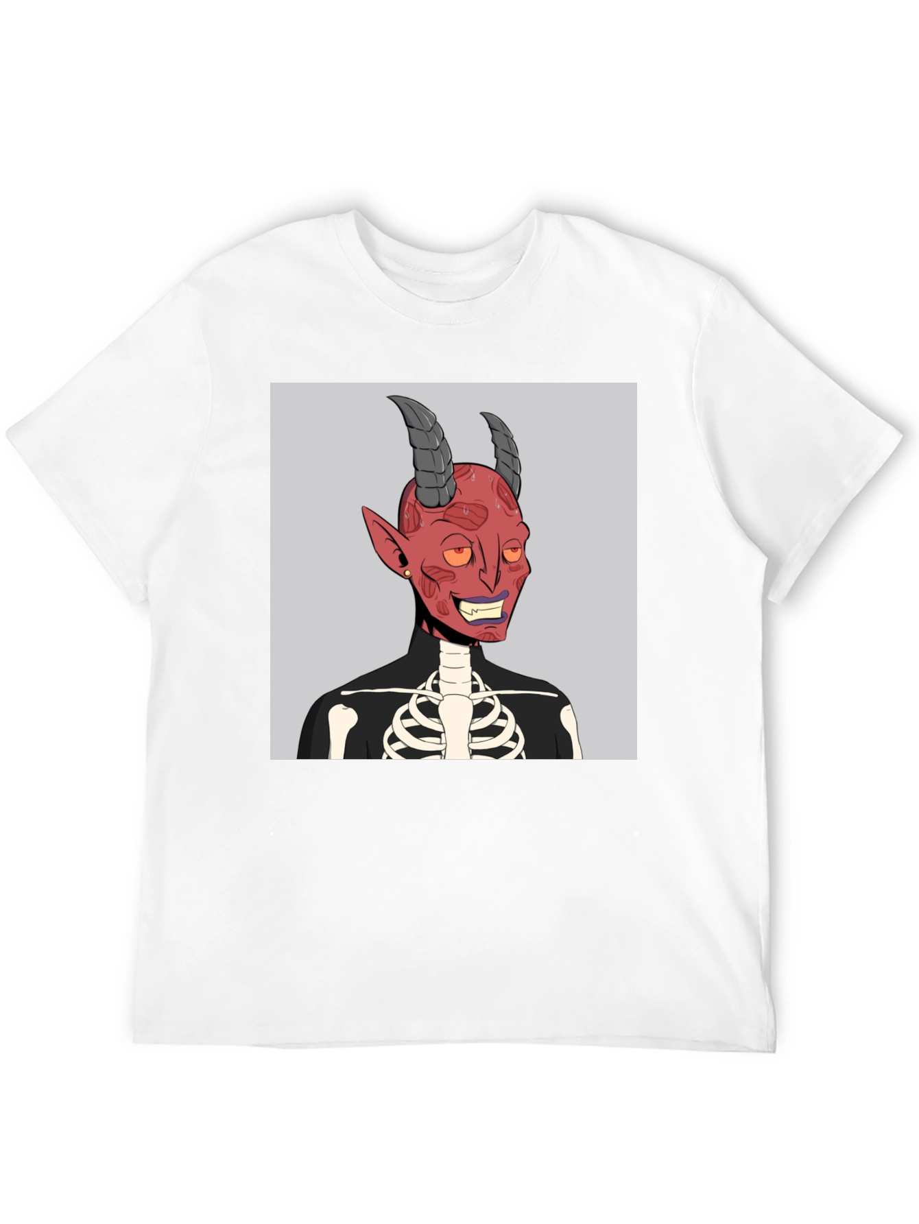Devil Skeleton Graphic Tee