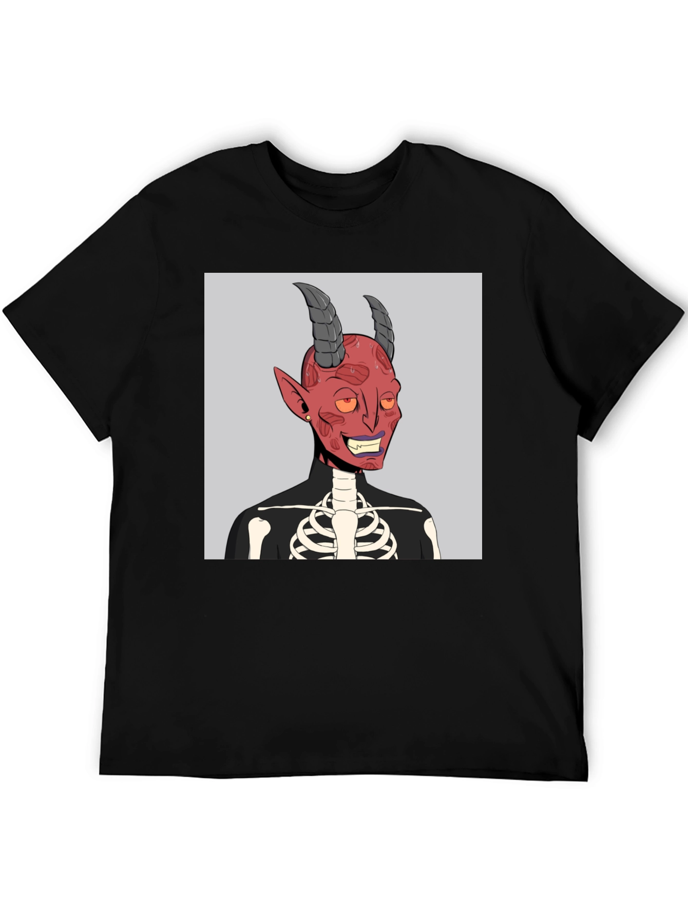 Devil Skeleton Graphic Tee