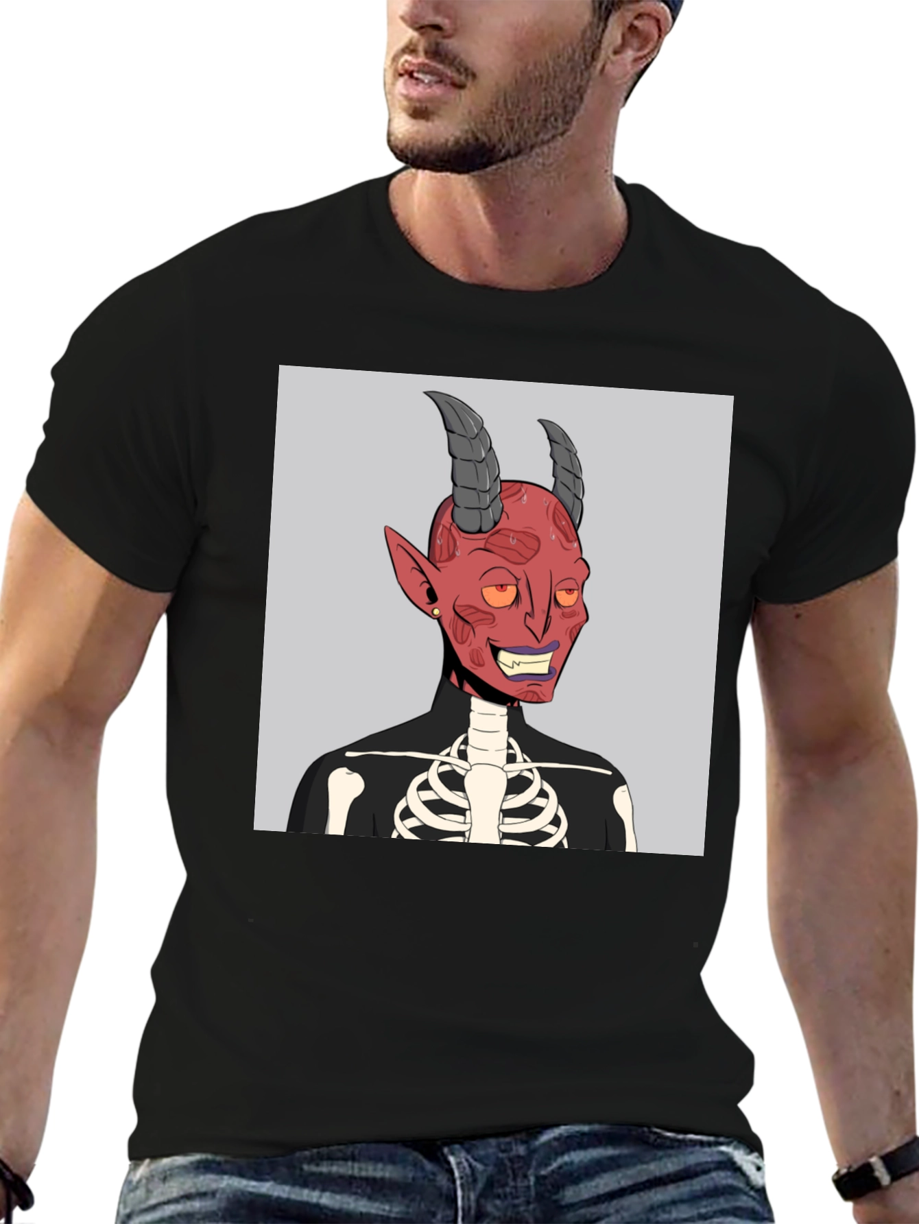 Devil Skeleton Graphic Tee