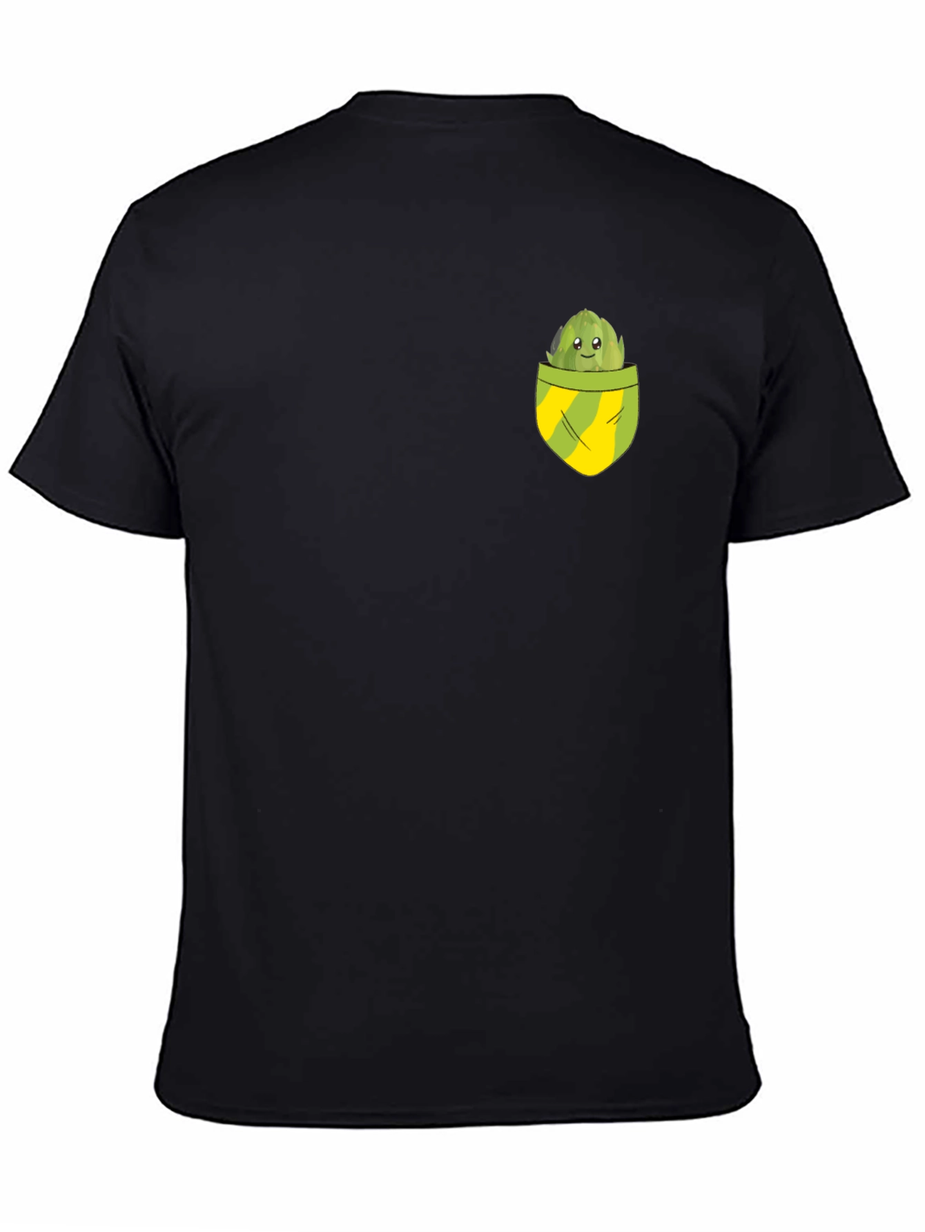 Artichoke Pocket Graphic Tee - Novelty T-Shirt
