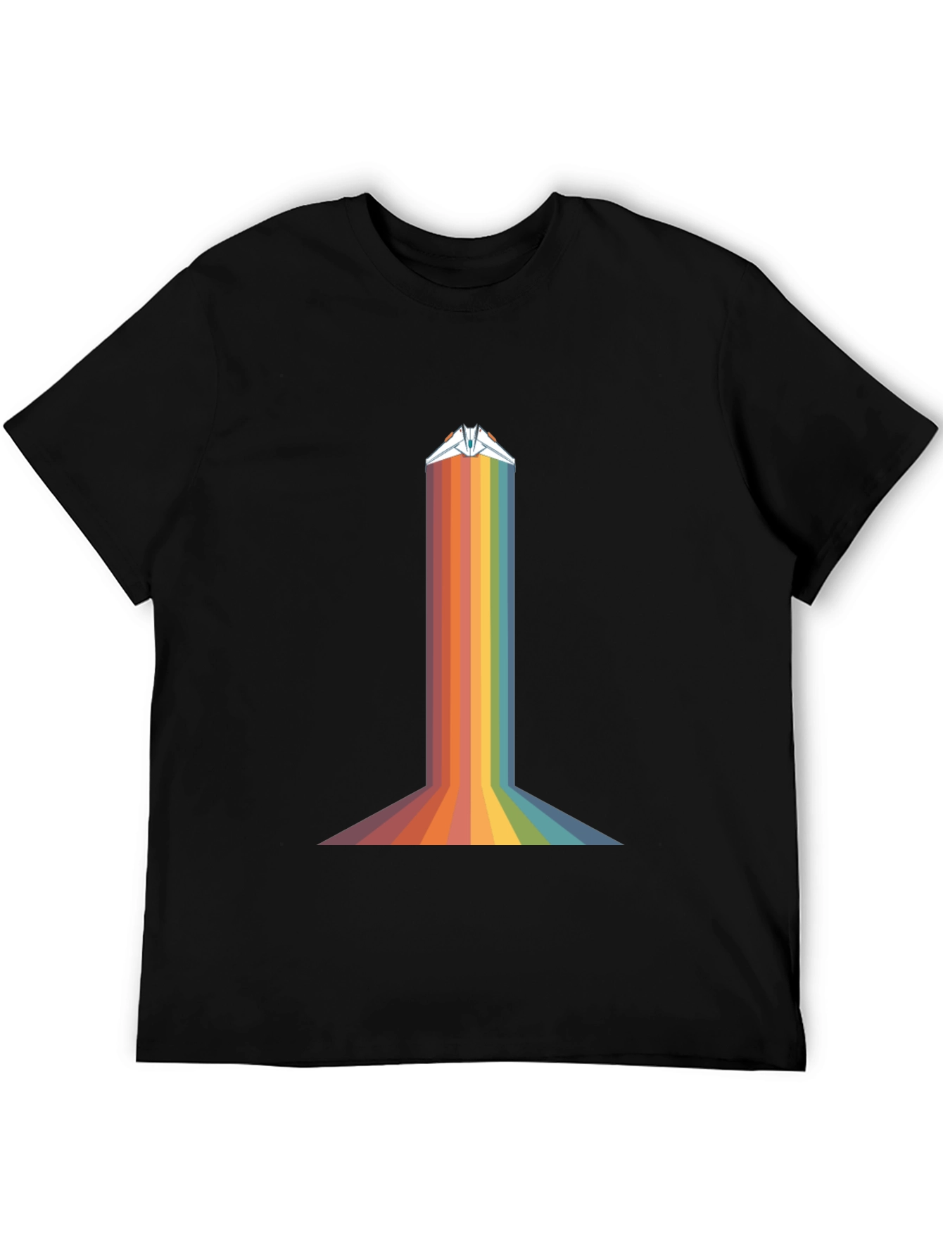 Rainbow Spaceship T-Shirt